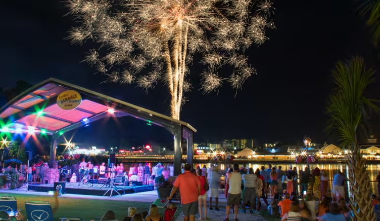 Labor Day Fireworks at Barefoot Landing