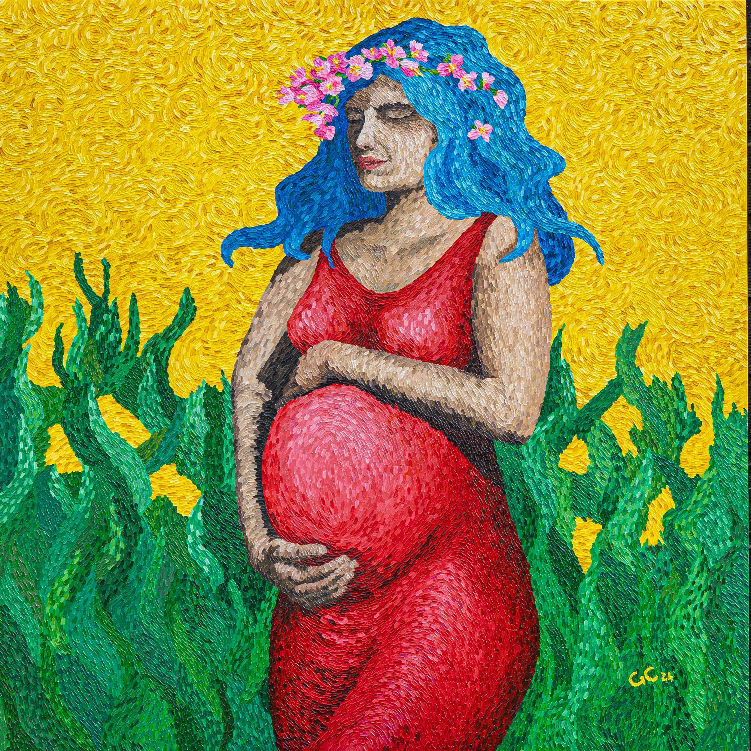 Giulia Coli, Maeve, acrylic on canvas