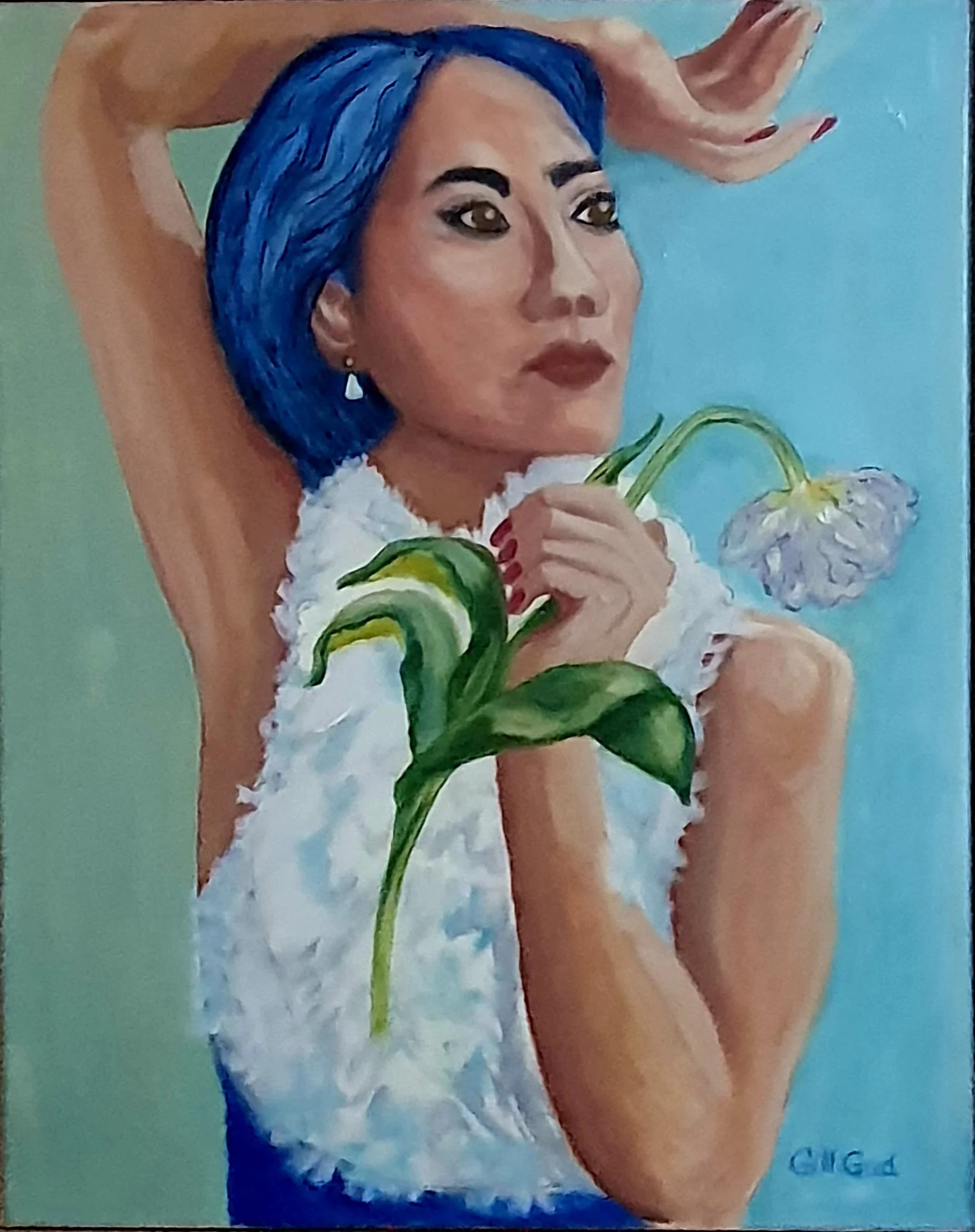 Gill Good, Maeve, acrylic on canvas