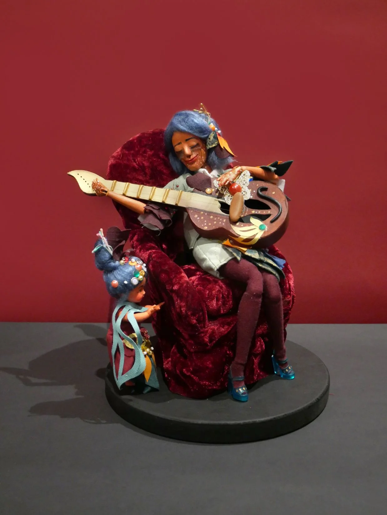 Jenna Pan Dolls, La Guitariste, Art Doll