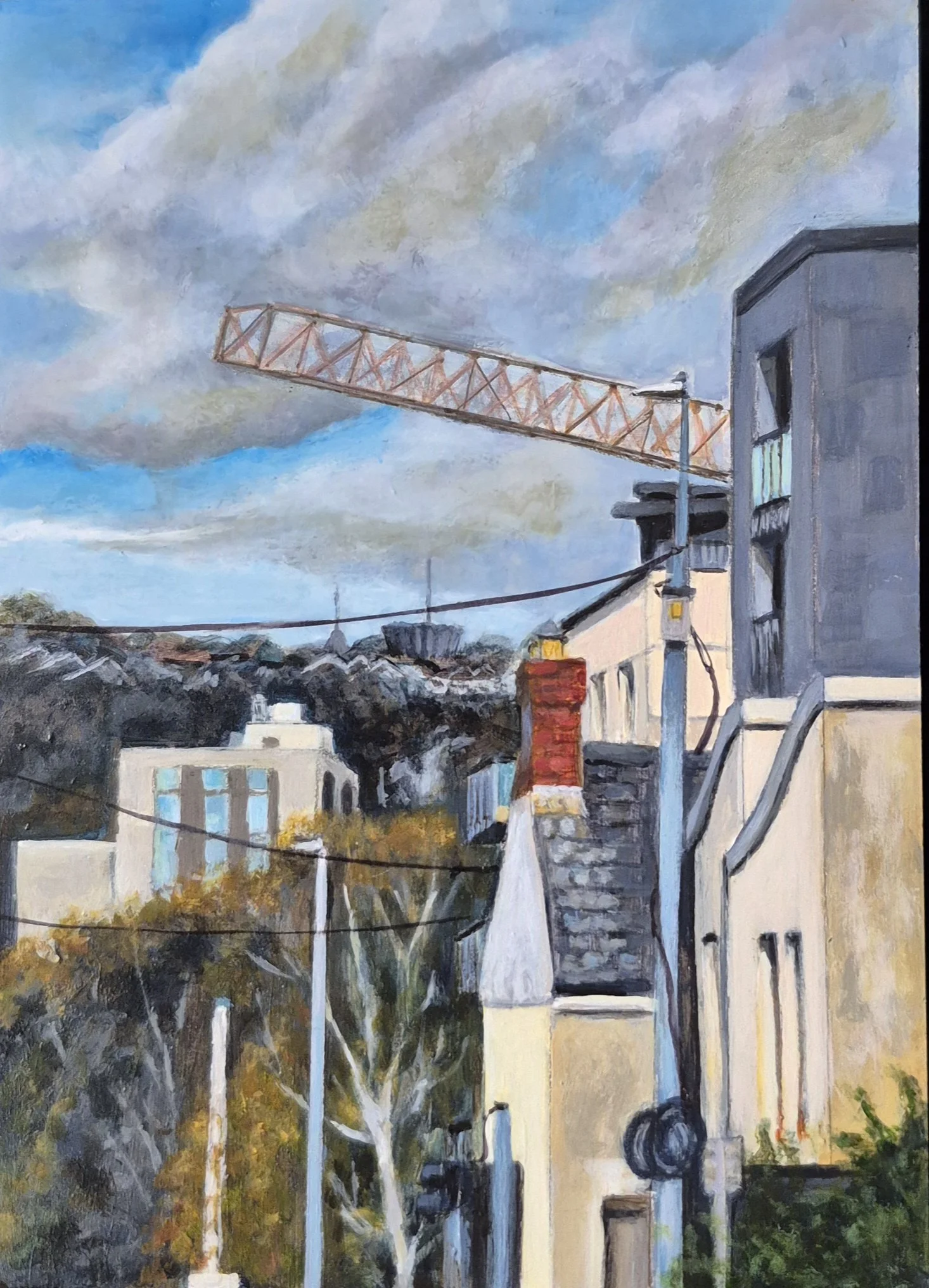Ursula Walsh, Dennehy's Cross, acrylic on canvas