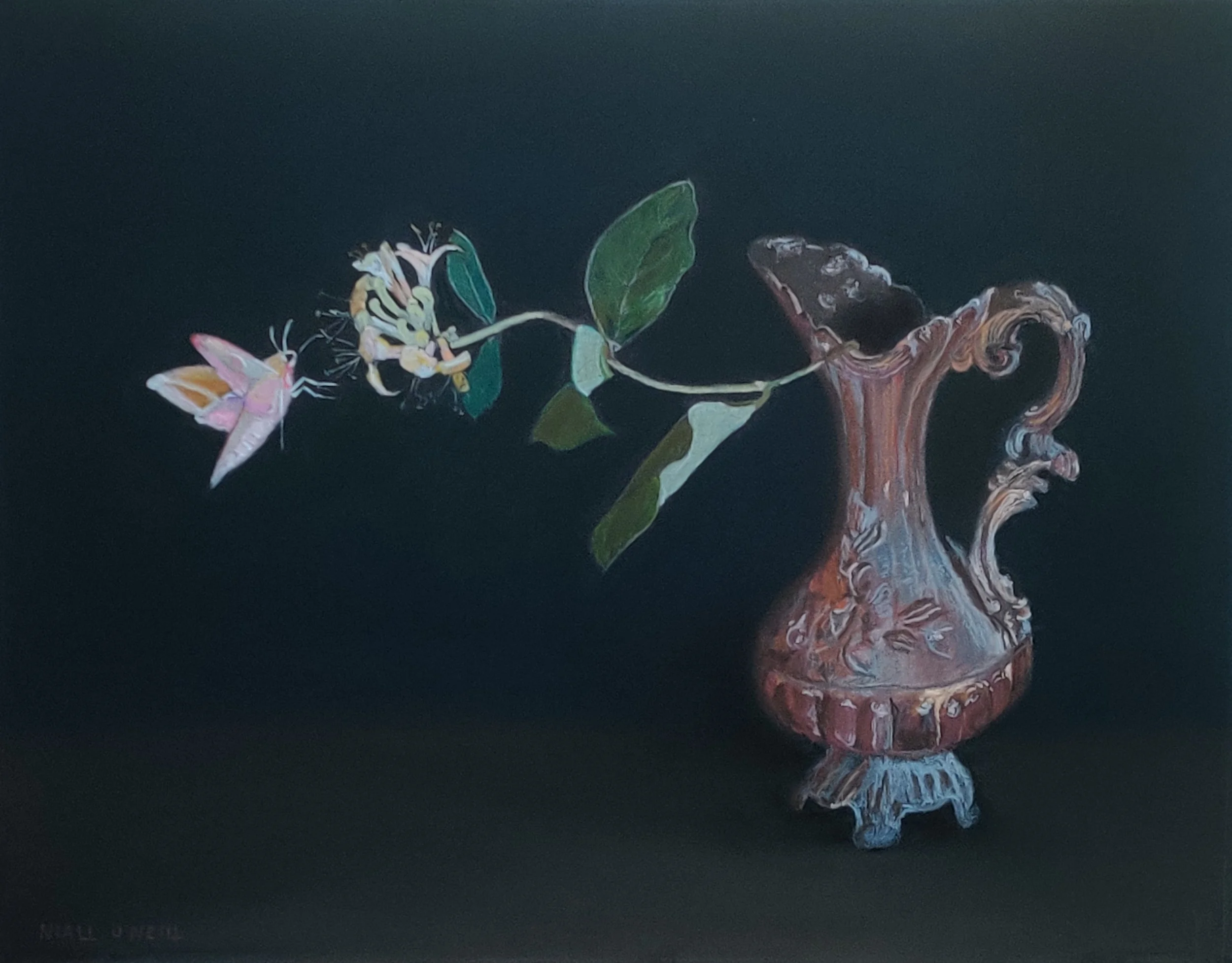 Niall O'Neill, Nocturne, pastel on pastelmat