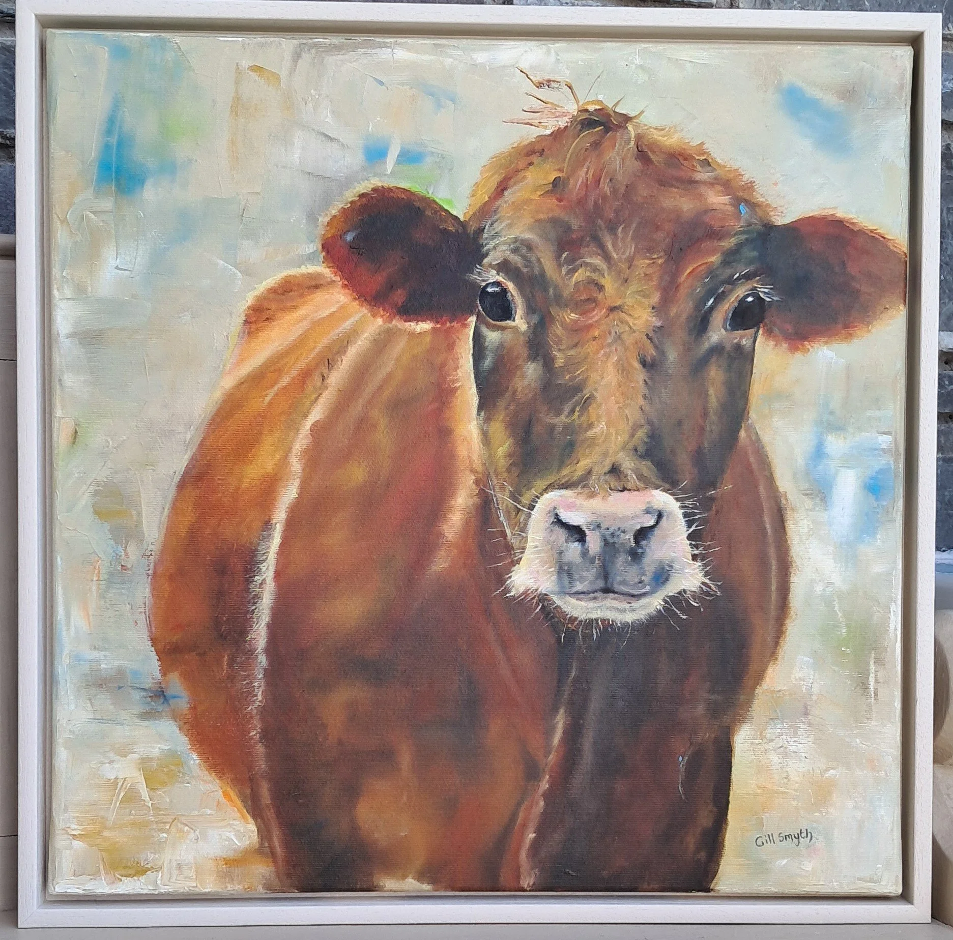 Gill Smith, "Moodonna," oil on canvas