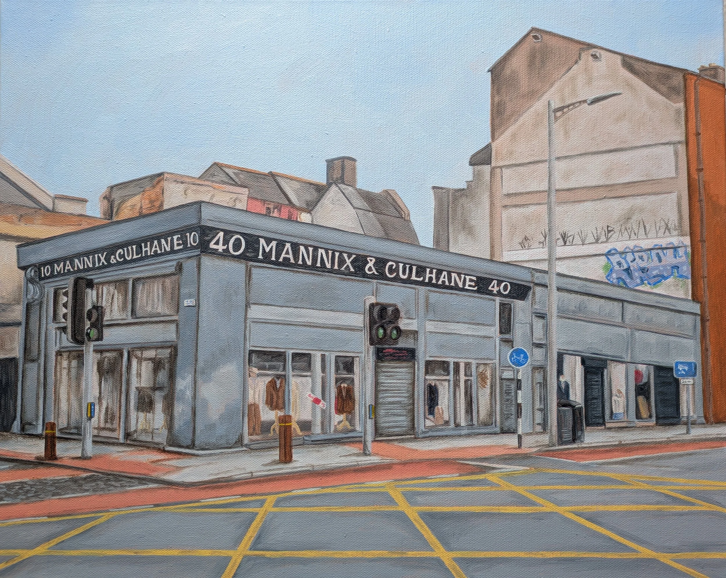 Laura Fitzharris, Mannix & Culhane, oil on canvas