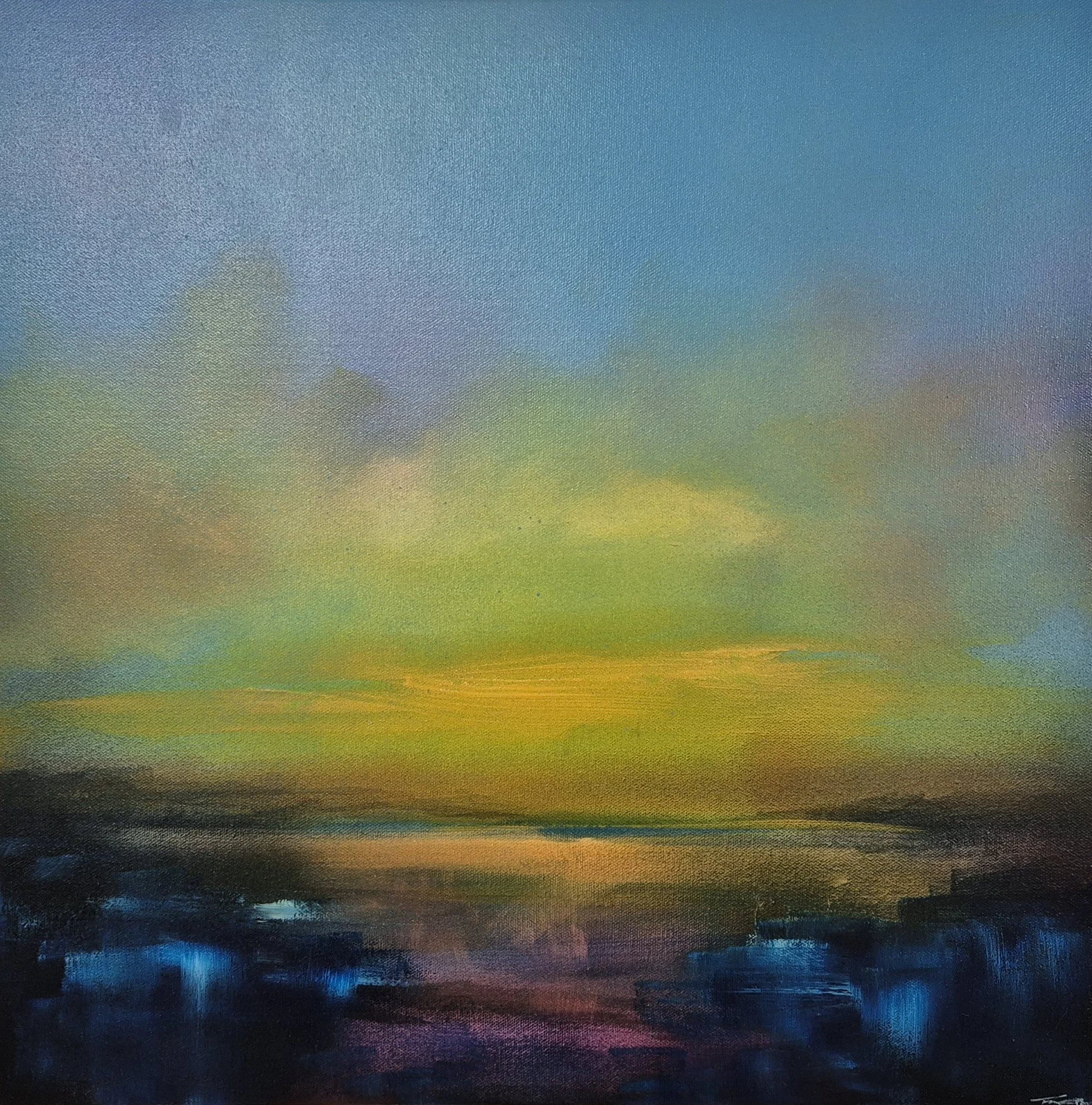 Keith O'Brien, Landscape, Acrylic on canvas