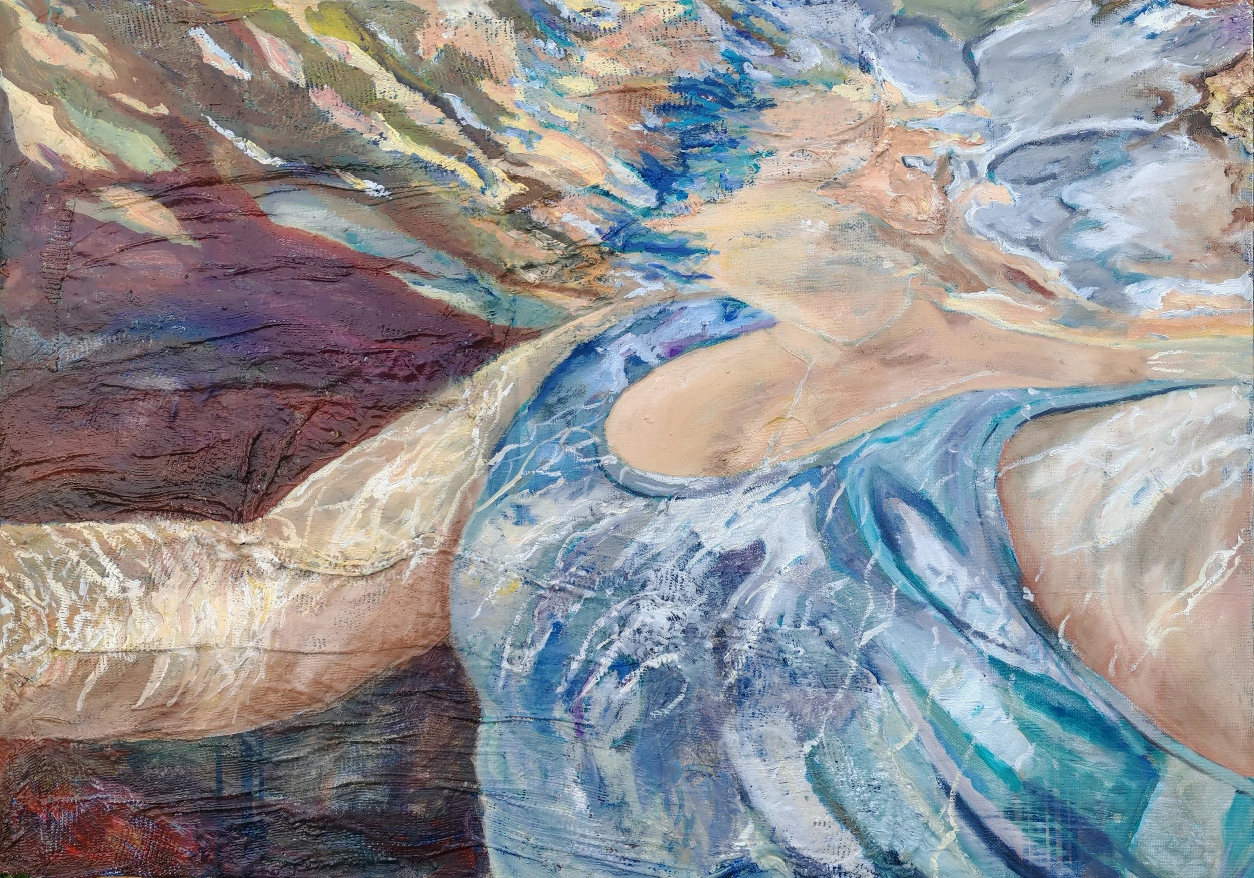 Edwina Knight, Aquaessence, oil on canvas
