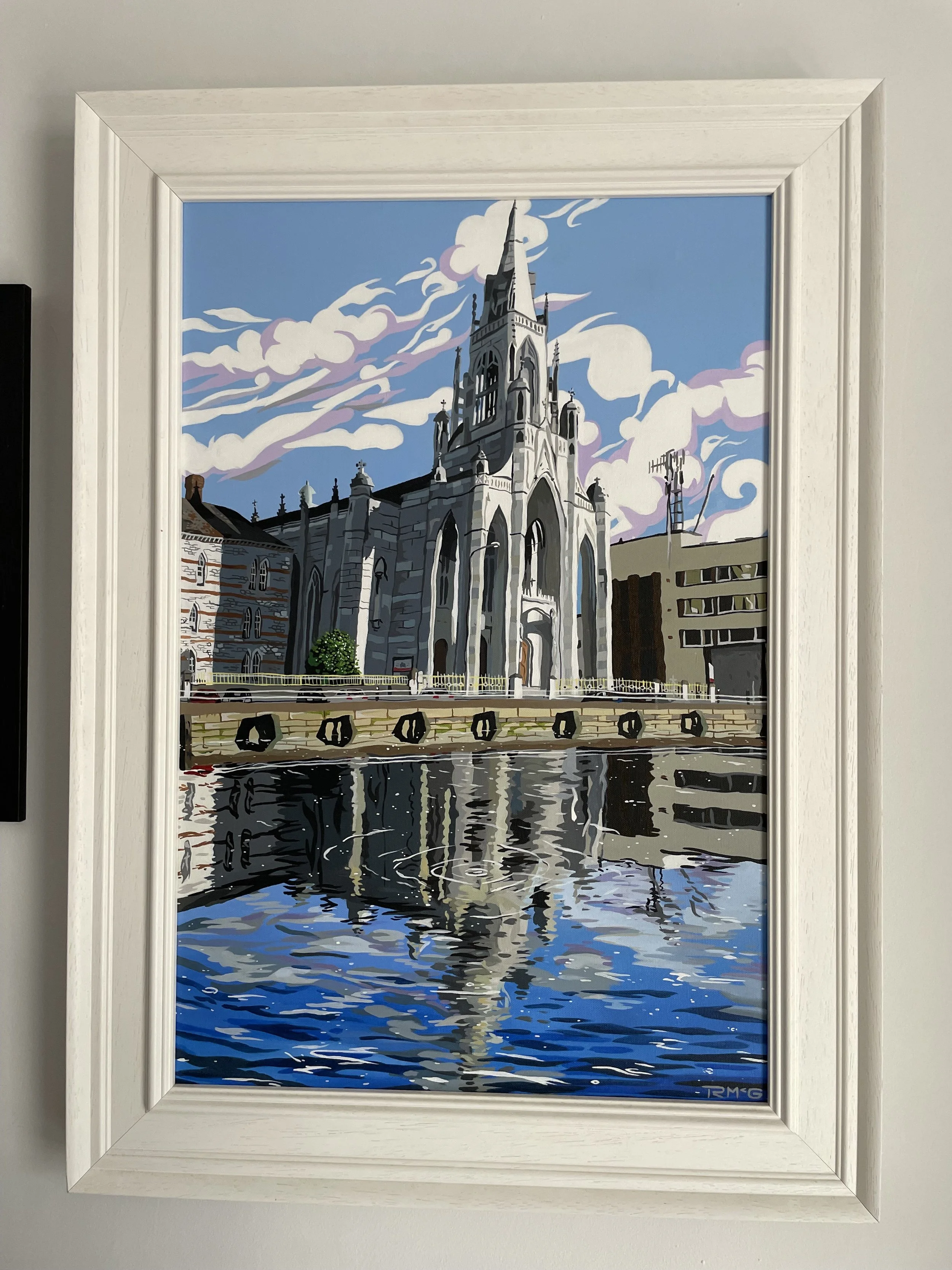 Rick McGroarty, Holy Trinity Church, acrylic on canvas