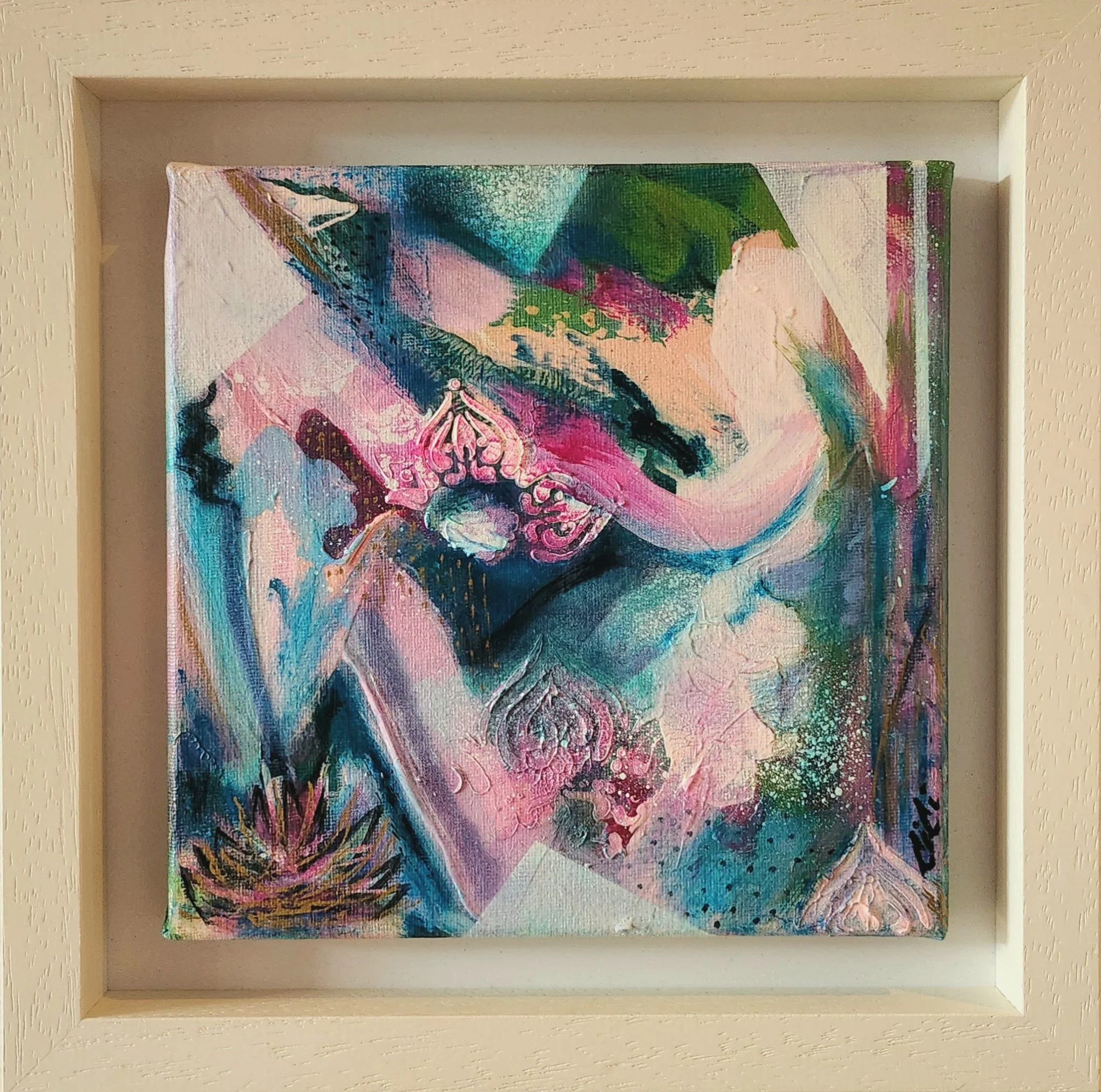 Claire O'Shea, Journey, mixed media on canvas