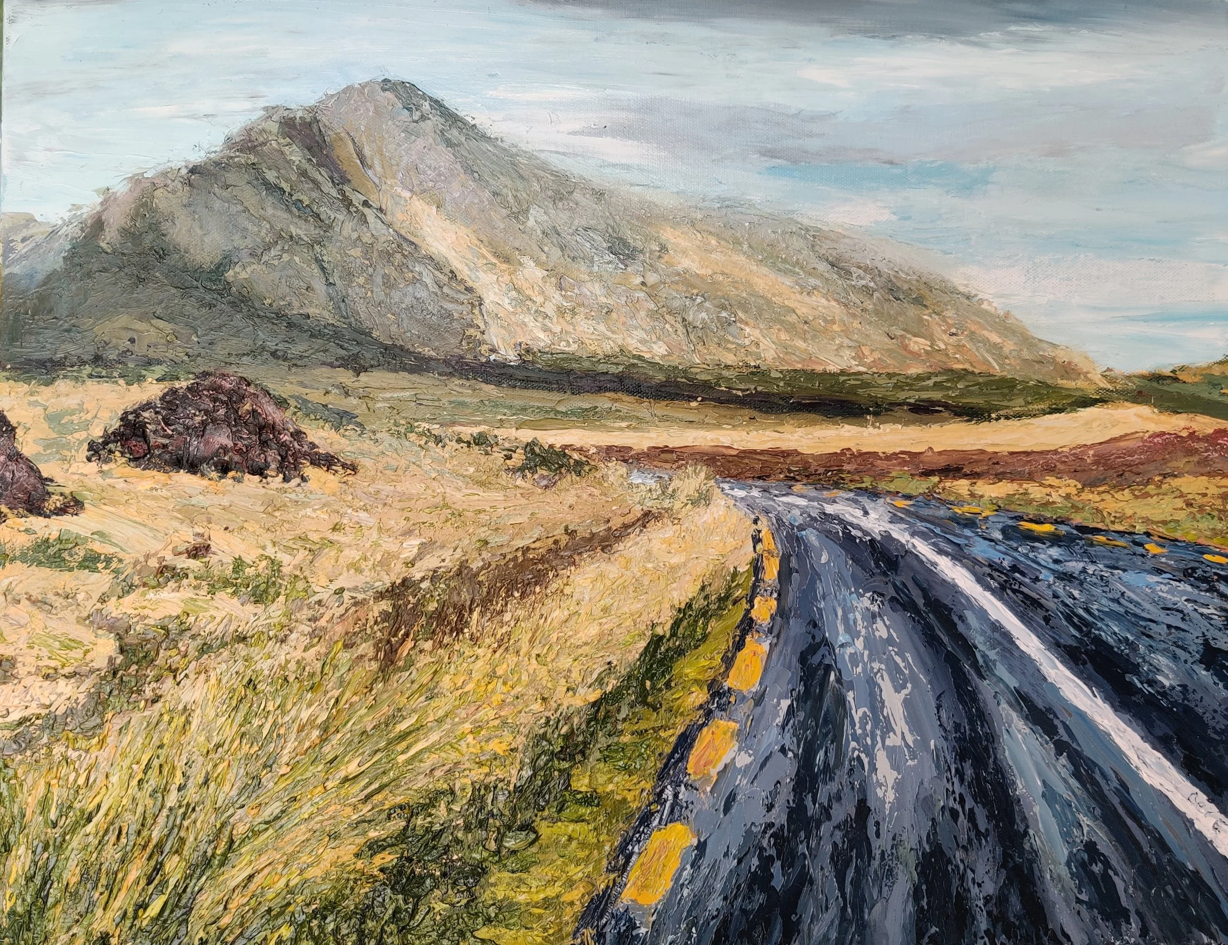 Ber Earley, Leaving the Past Behind, oil on canvas