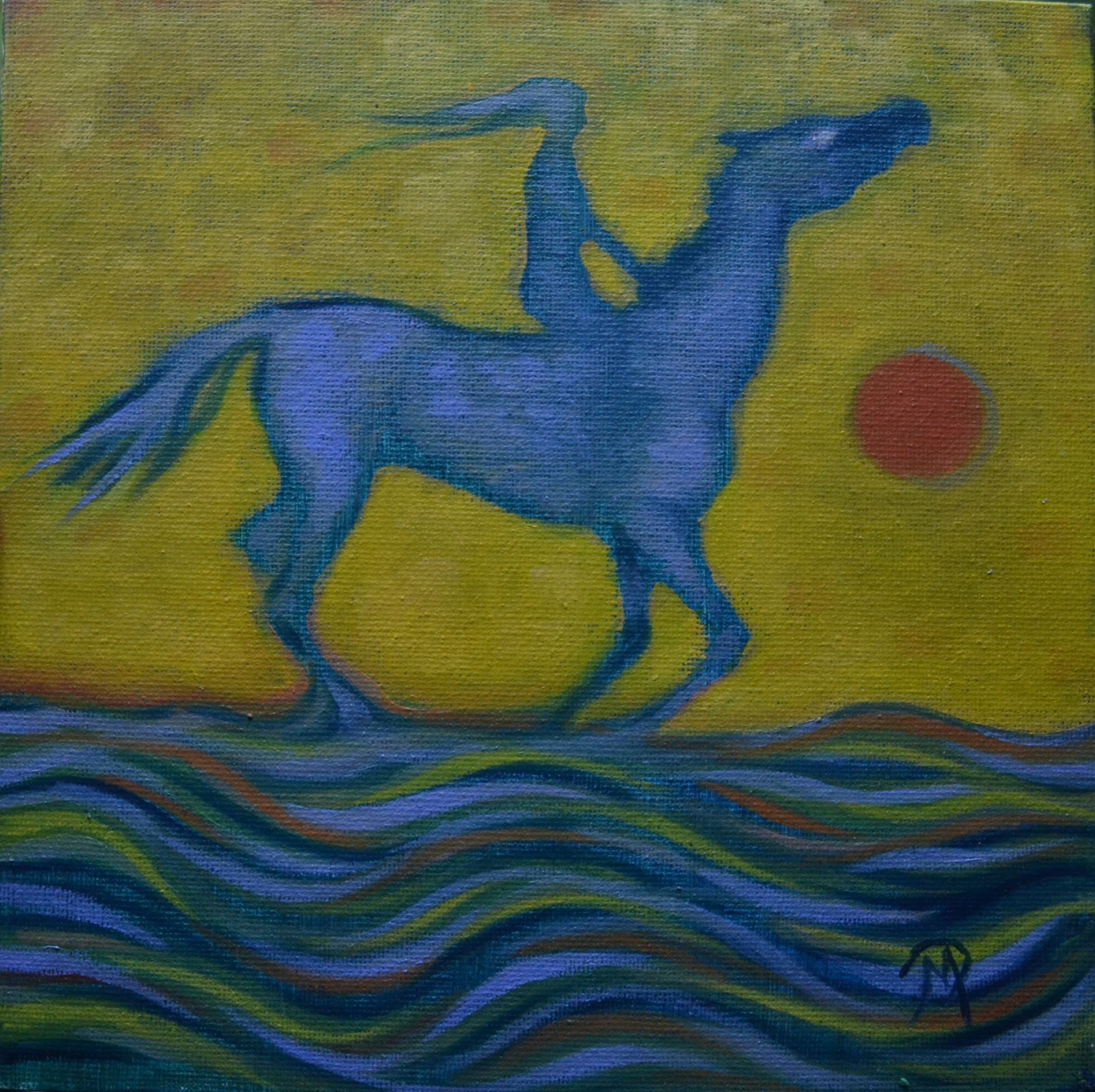 Millie Philippa, "Follow Your Dreams," oil on linen