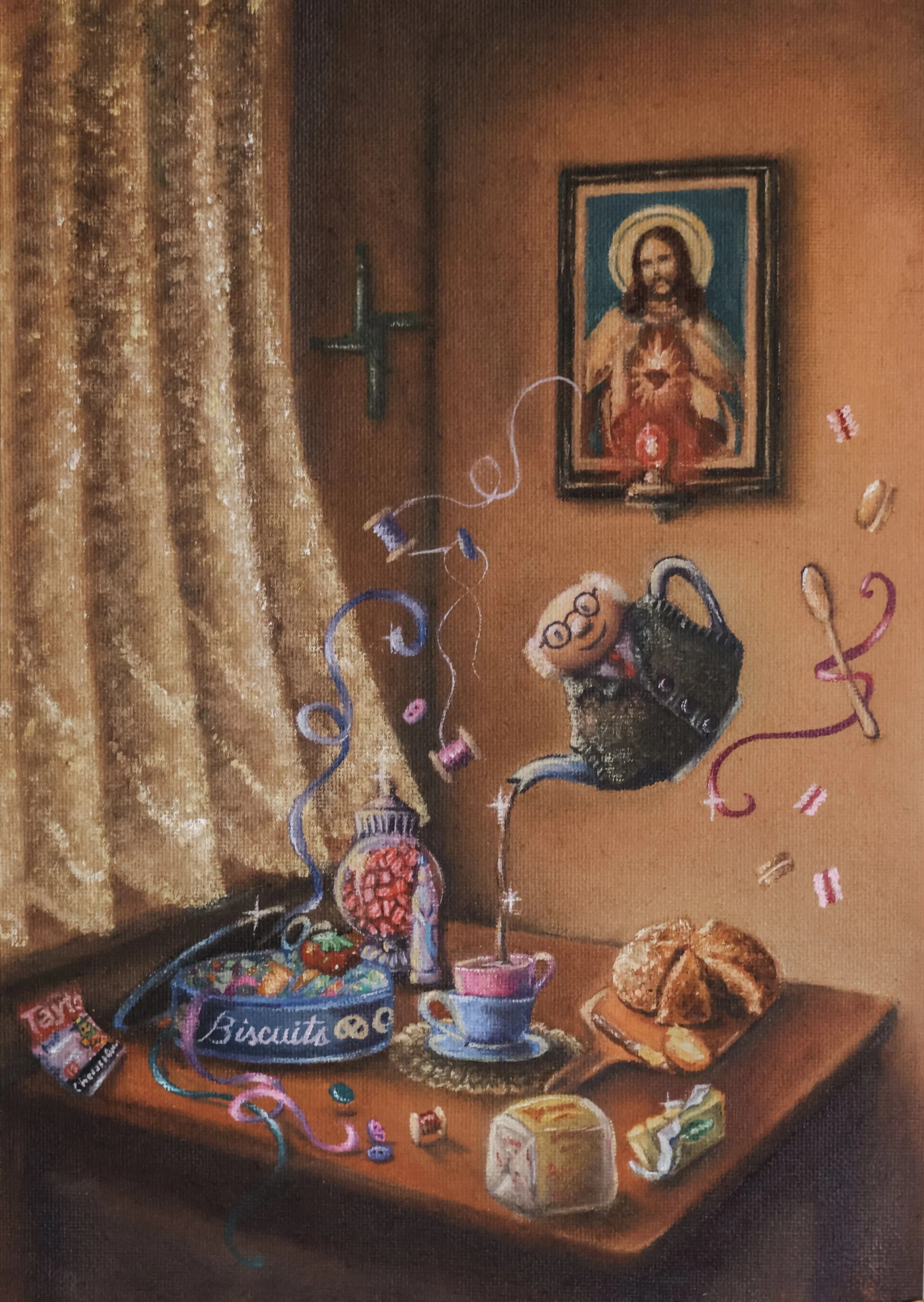 Jessica Rodrigues, Mo Chroi, oil on canvas