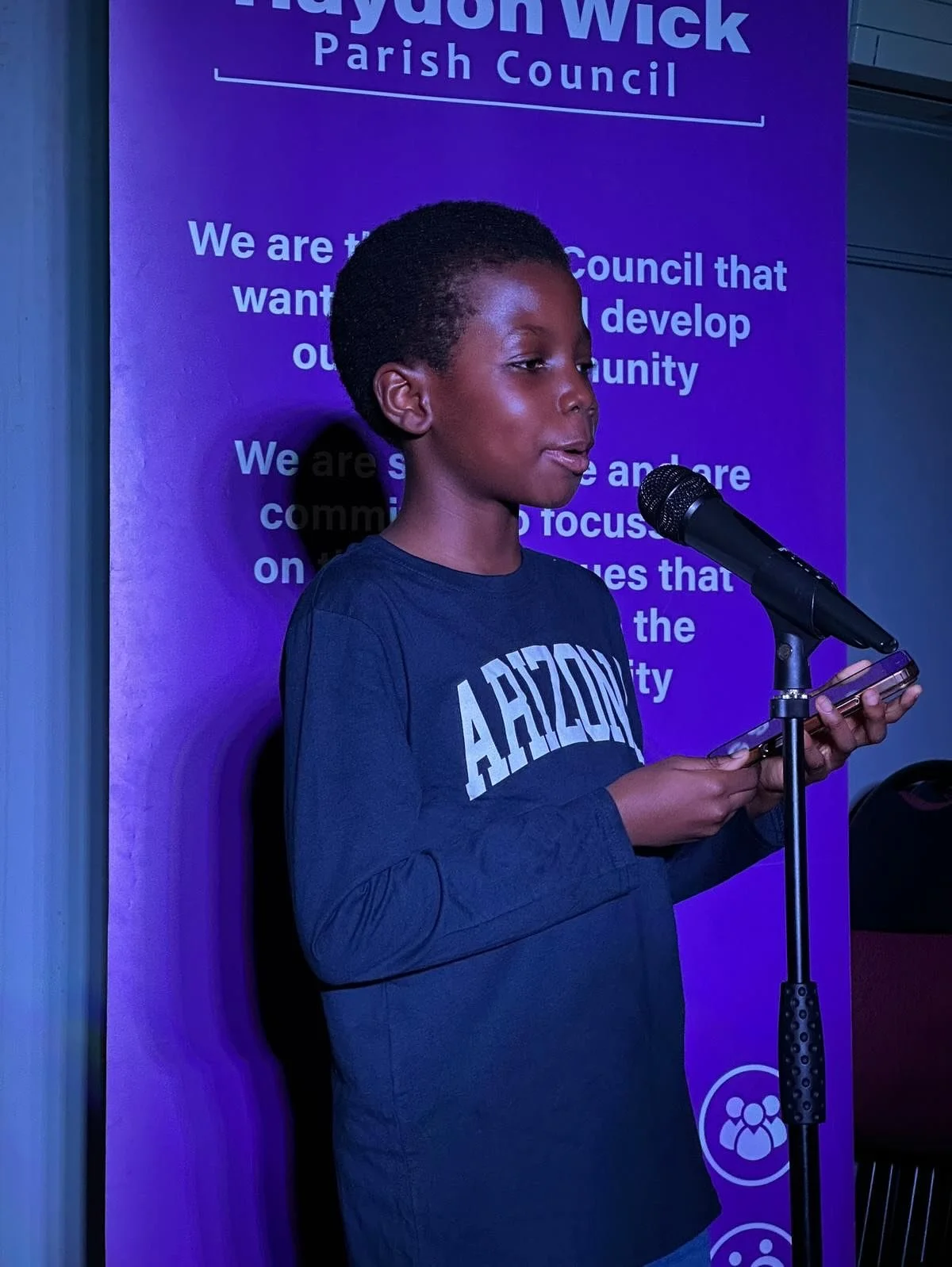 THANK YOU POETS!

On Friday, poets of all ages braved the wind, rain and floods to come to @haydonwickcouncil and share their words. We couldn&rsquo;t do what we do without local people turning up and taking their turn on the mic. Thanks to all our p