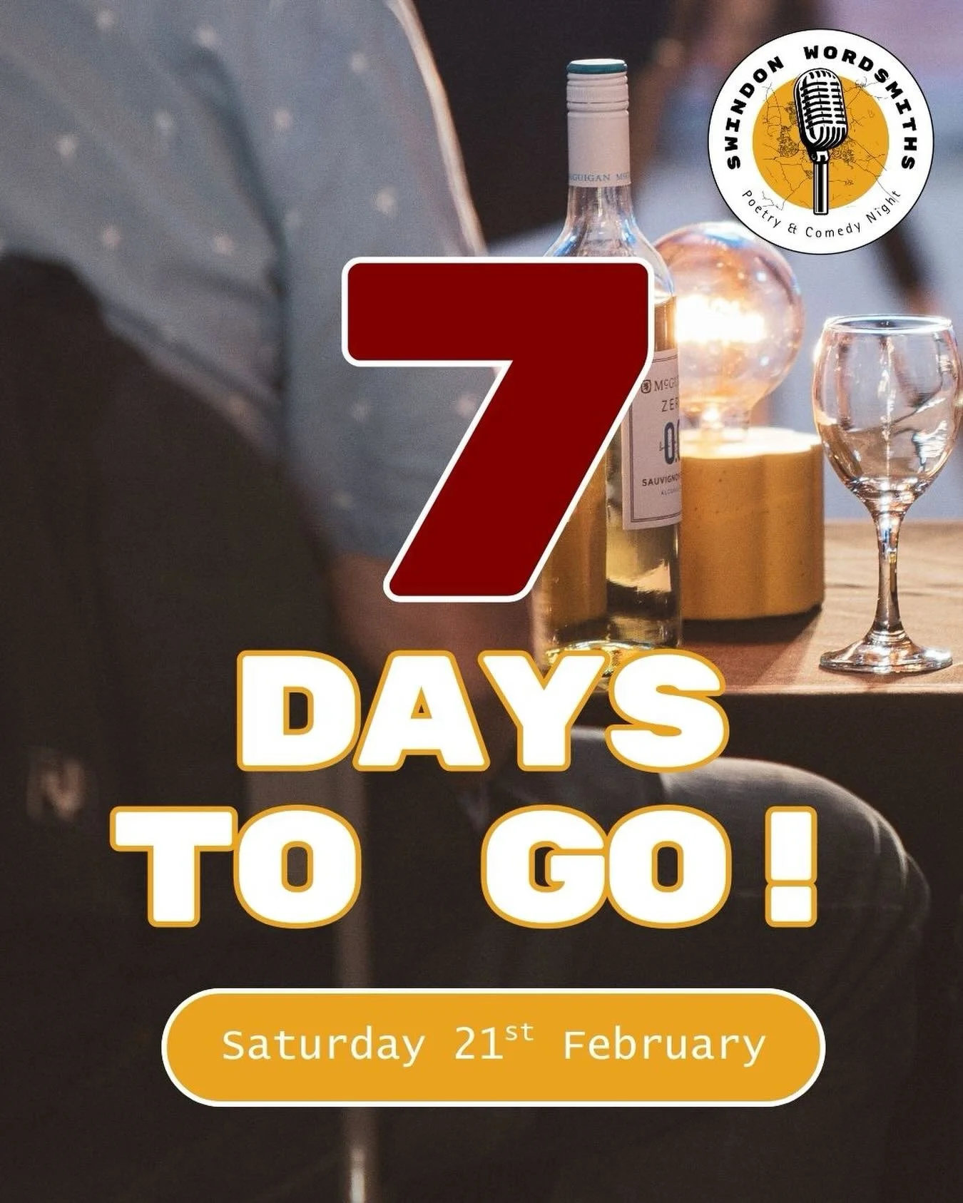 7 days left to grab your ticket for our special STEM-inspired edition of @swindonwordsmiths featuring @andy.kind @iszi_lawrence and @dansimpsonwords in partnership with @festivaloftomorrow 

🎟️ (link in bio) https://swindonwordsmithsfeb2026.eventbri