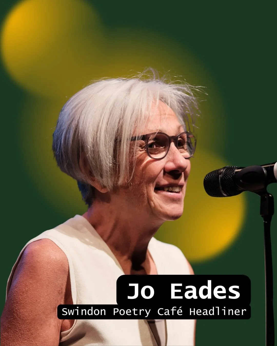 Such a treat to have @joeadespoet headlining the next Swindon Poetry Caf&eacute; at @caffe_vialottie on Friday 15th May.

🎟️ https://www.eventbrite.com/cc/swindon-poetry-cafe-monthly-open-mic-4814039

Jo Eades performs regularly on the Bristol spoke