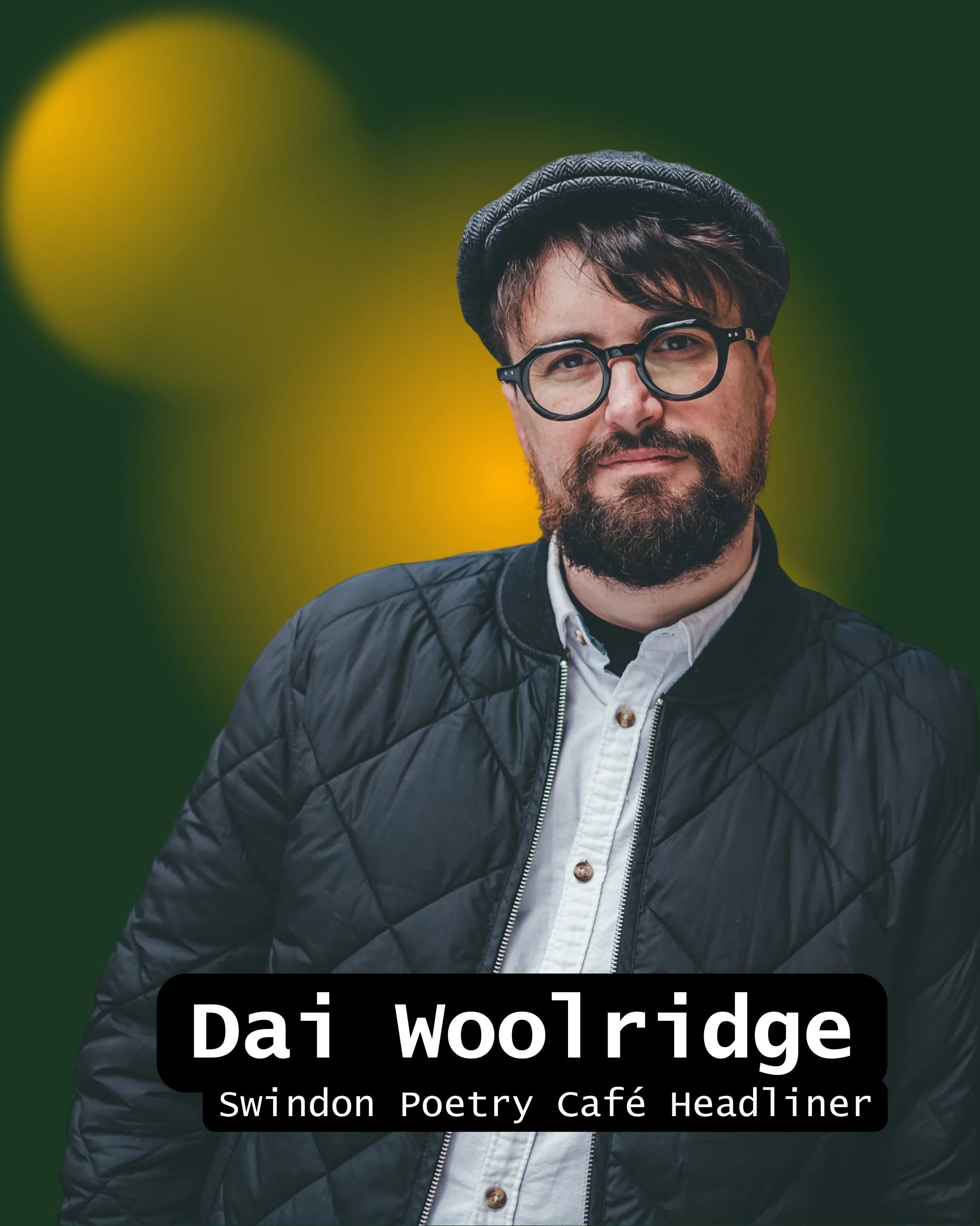 Our July headliner for the Swindon Poetry Cafe at @caffe_vialottie on Fri 10th July is Welsh wordsmith @daiwoolridge 

An award-winning storyteller and spoken word poet from South Wales, Dai blends rhythm and rhyme with passion, playfulness, and coll