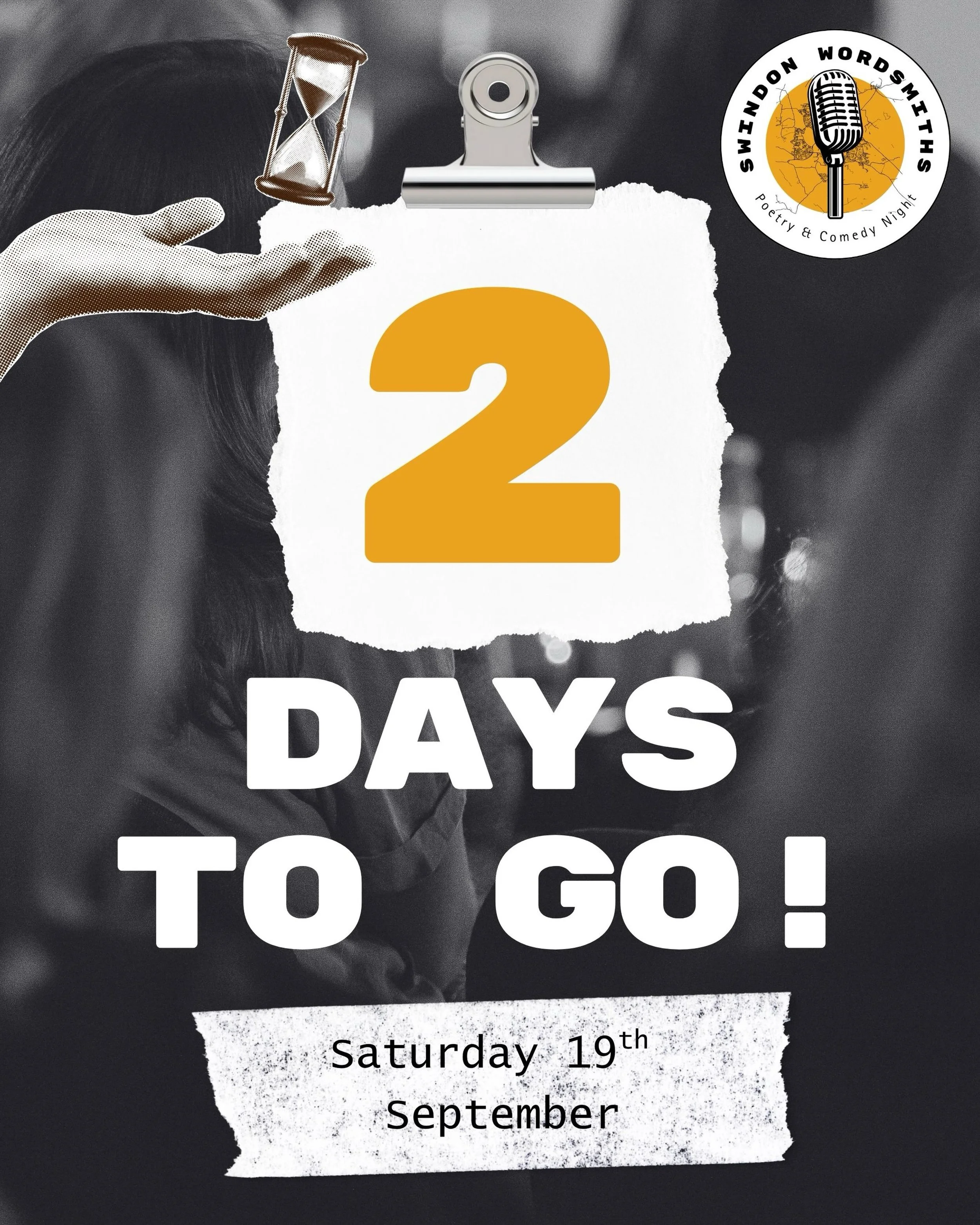 The countdown to @swindonwordsmiths is on! 

This is your reminder to join us on Saturday 19th September:

🎟️ https://www.eventbrite.com/cc/swindon-wordsmiths-4821683
(link in bio)