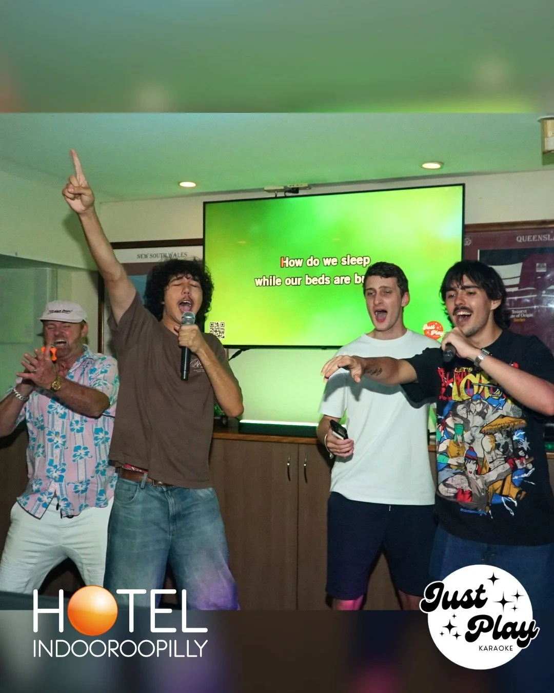 Just Play Karaoke at Hotel Indooroopilly - Every Saturday night