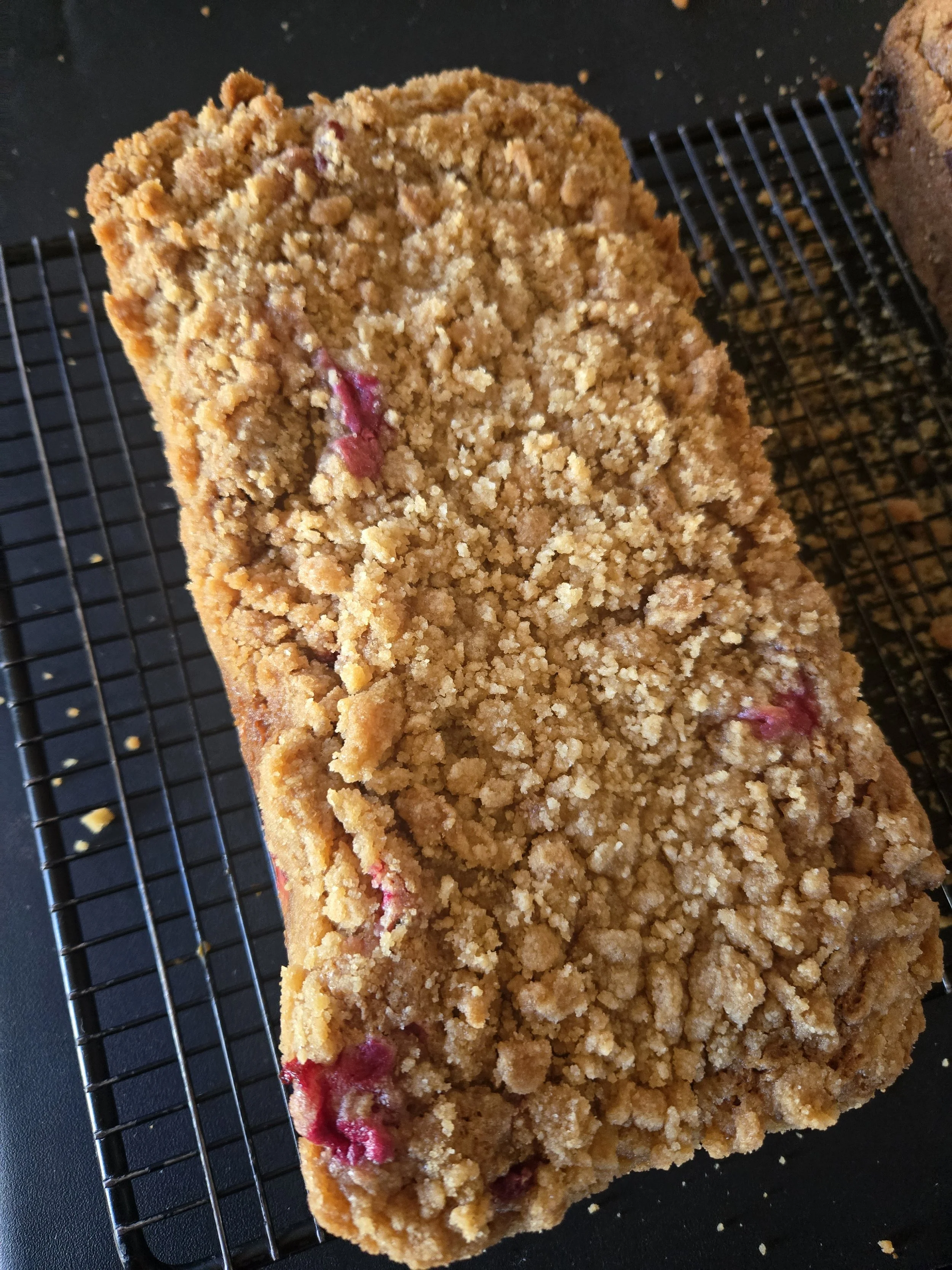 WHITE CHOCOLATE CRANBERRY COFFEE CAKE