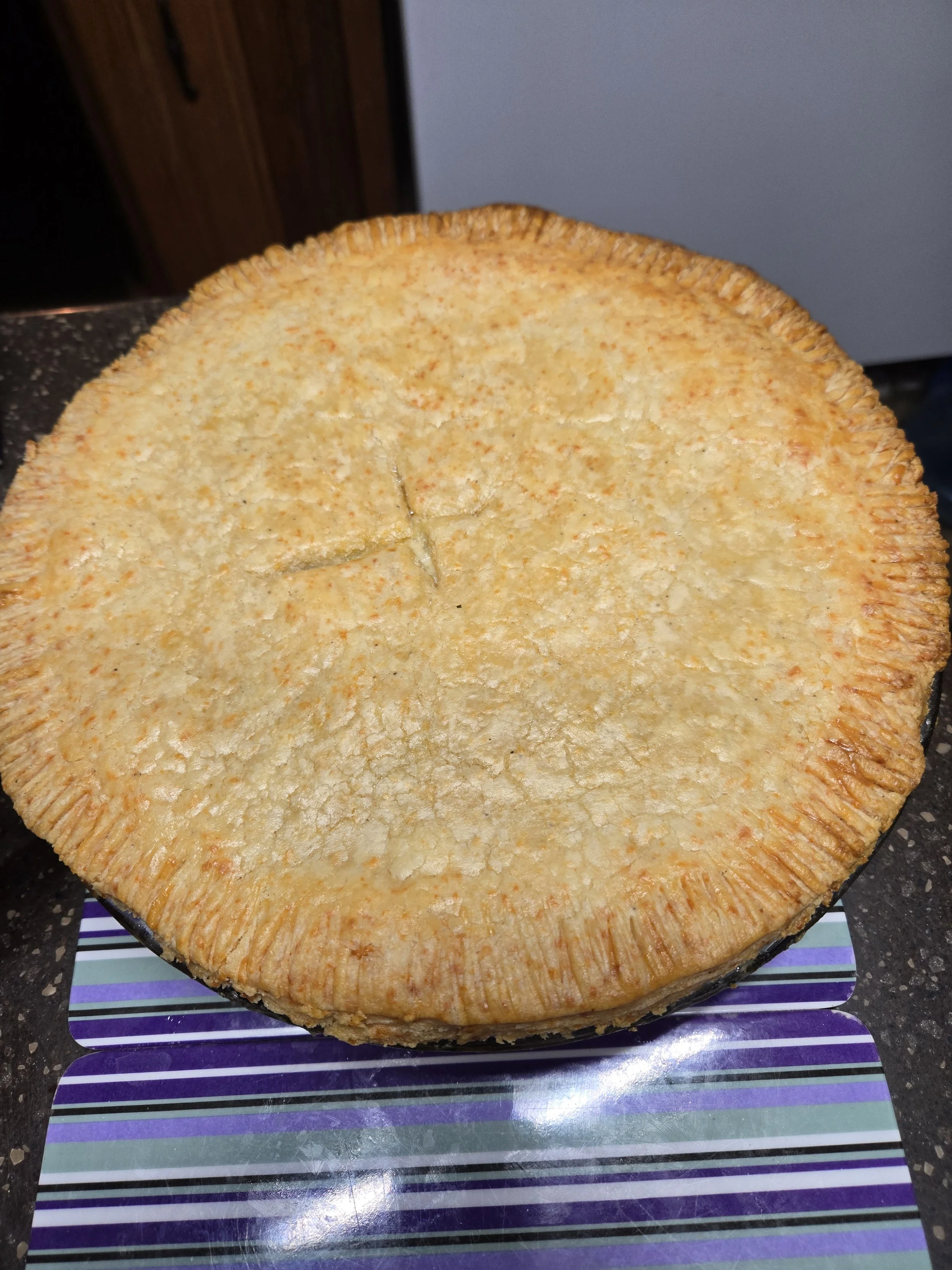 CHEDDAR CRUSTED CHICKEN POT PIE