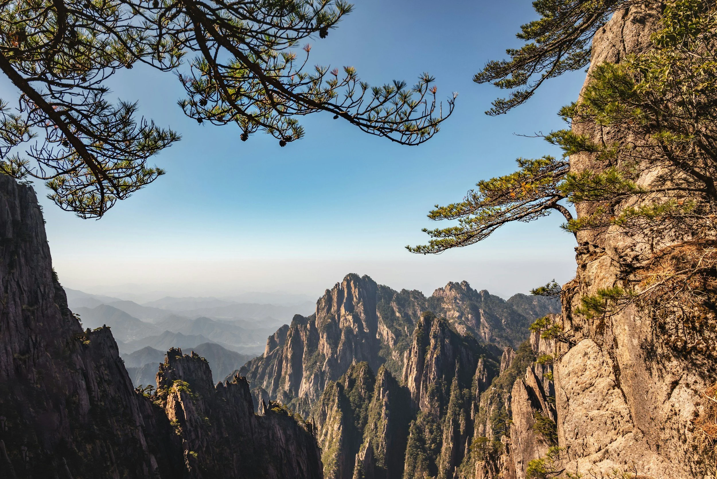 Huangshan yellow mountain