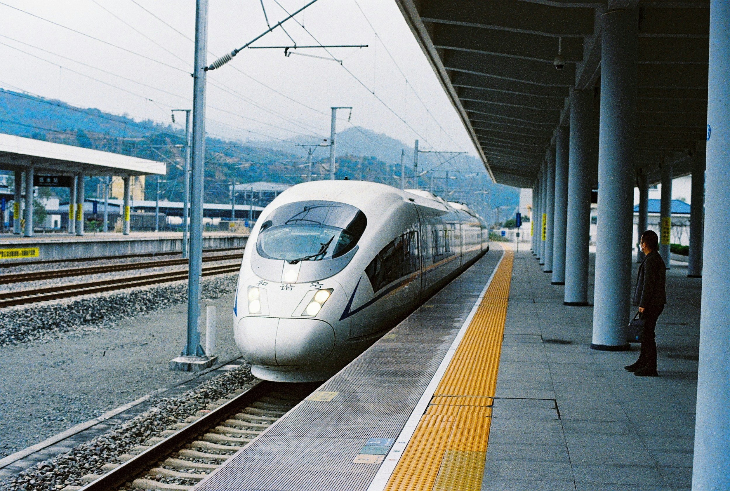 High-speed bullet train on a Shanghai to Beijing tour