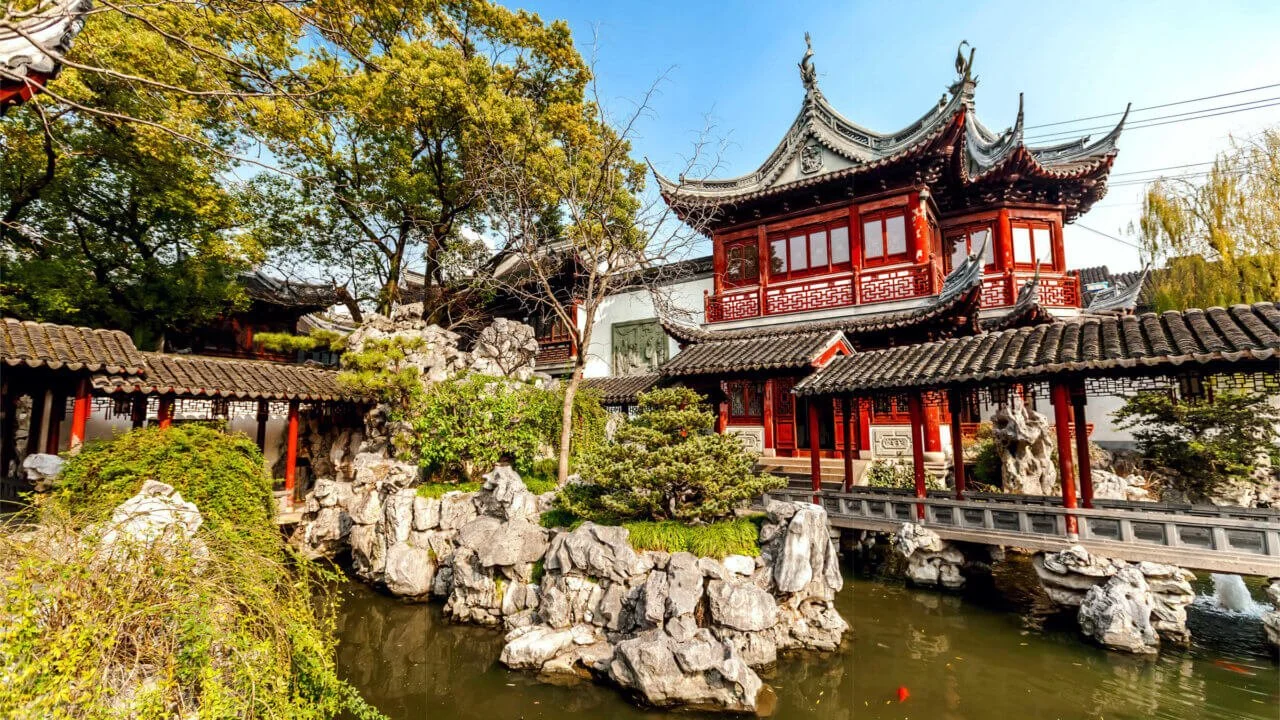 Yu garden in shanghai