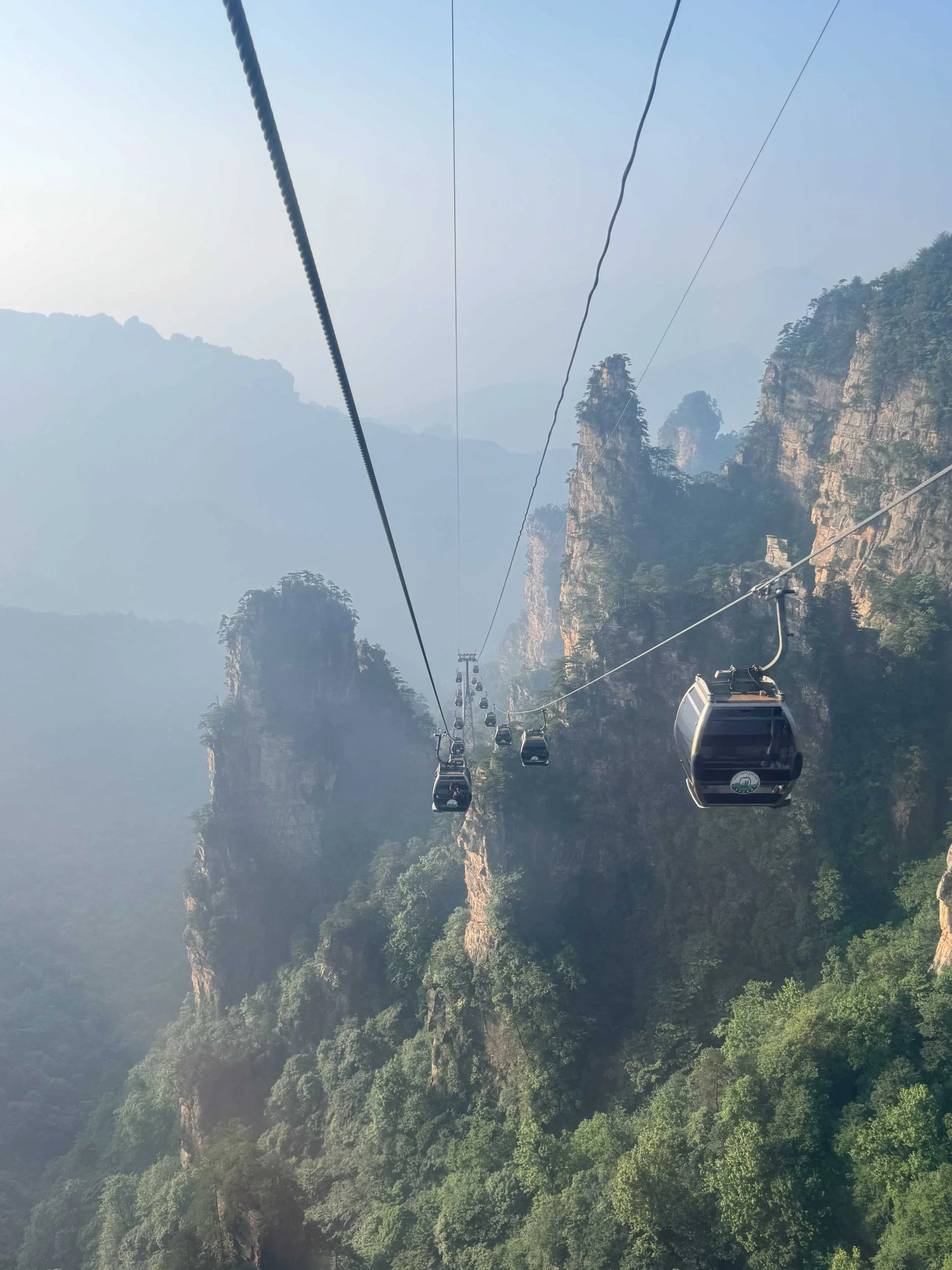 tianzi cable car zhangjiaijie national park line a