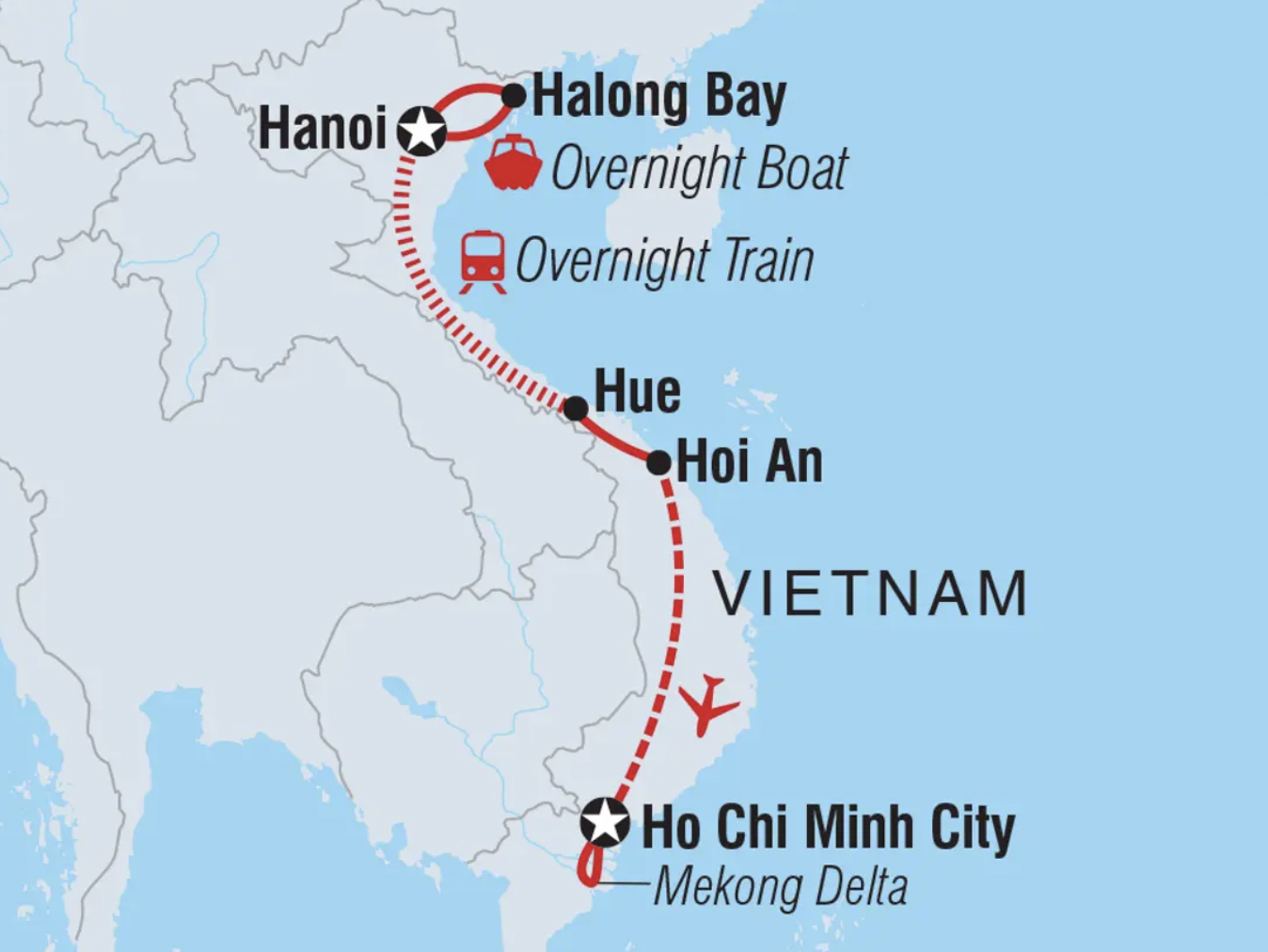 North to south vietnam tour express