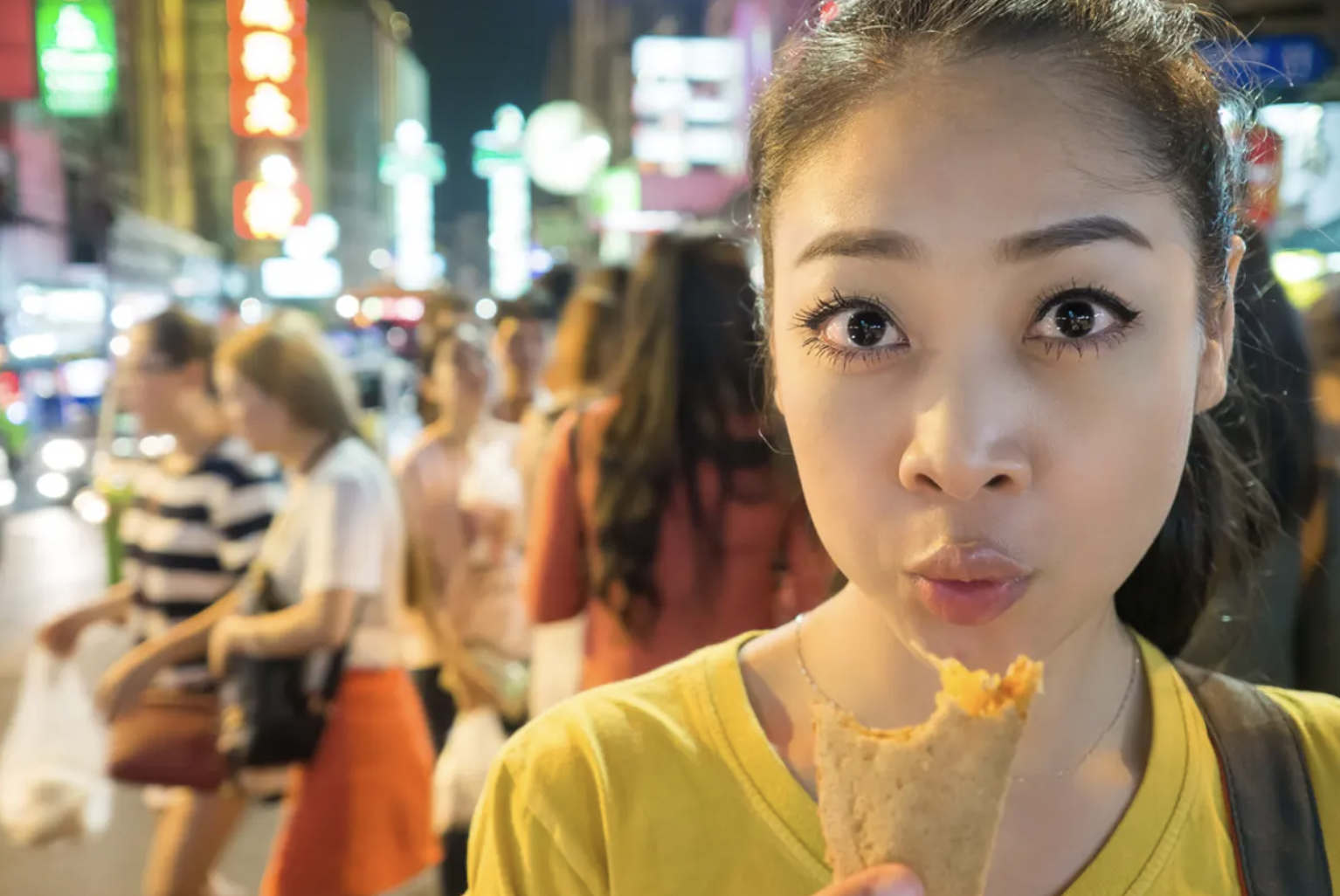 eating in chinatown, bangkok to phuket beach adventure tour
