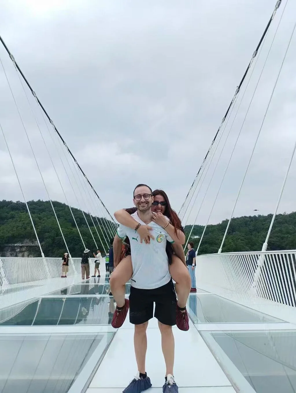 Glass bridge avator mountains