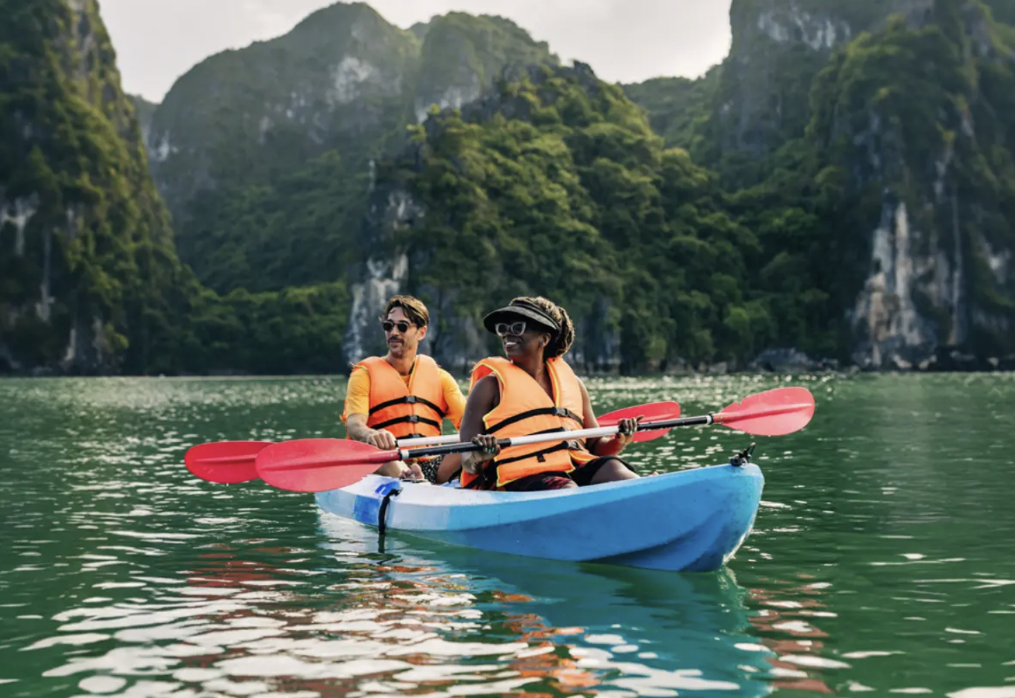 north to south vietnam tour halong bay kayak