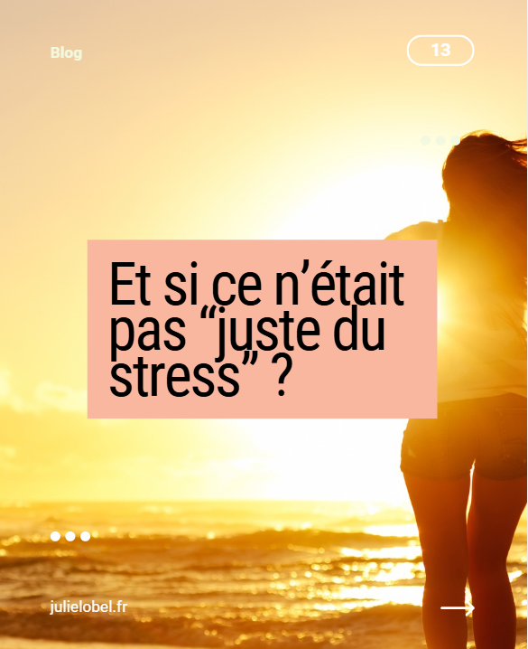 Arrêtons de tout mettre sur le dos du stress
