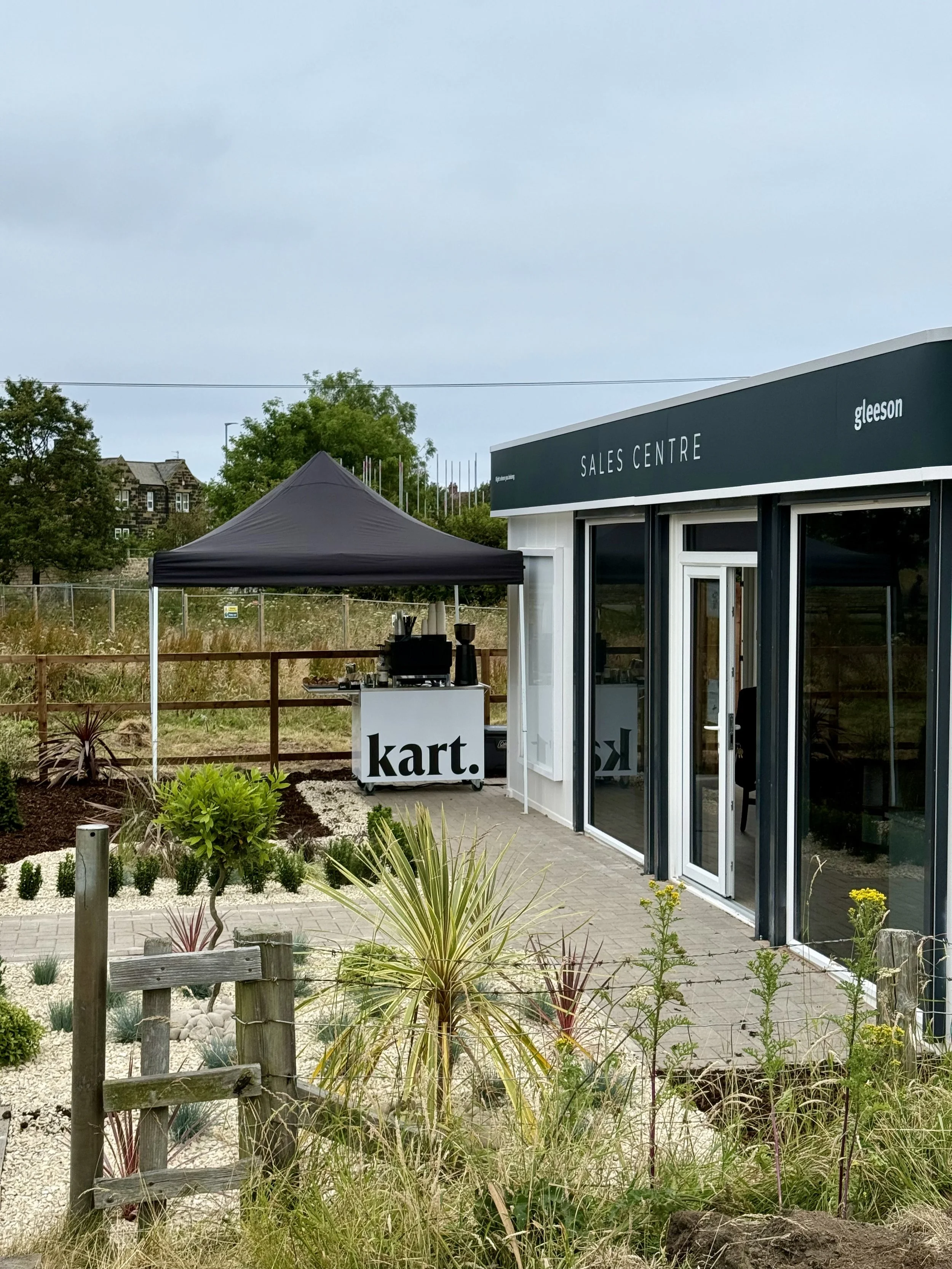 Kart Coffee Showcases Mobile Coffee Bar Hire at Gleeson Homes Event in Northumberland