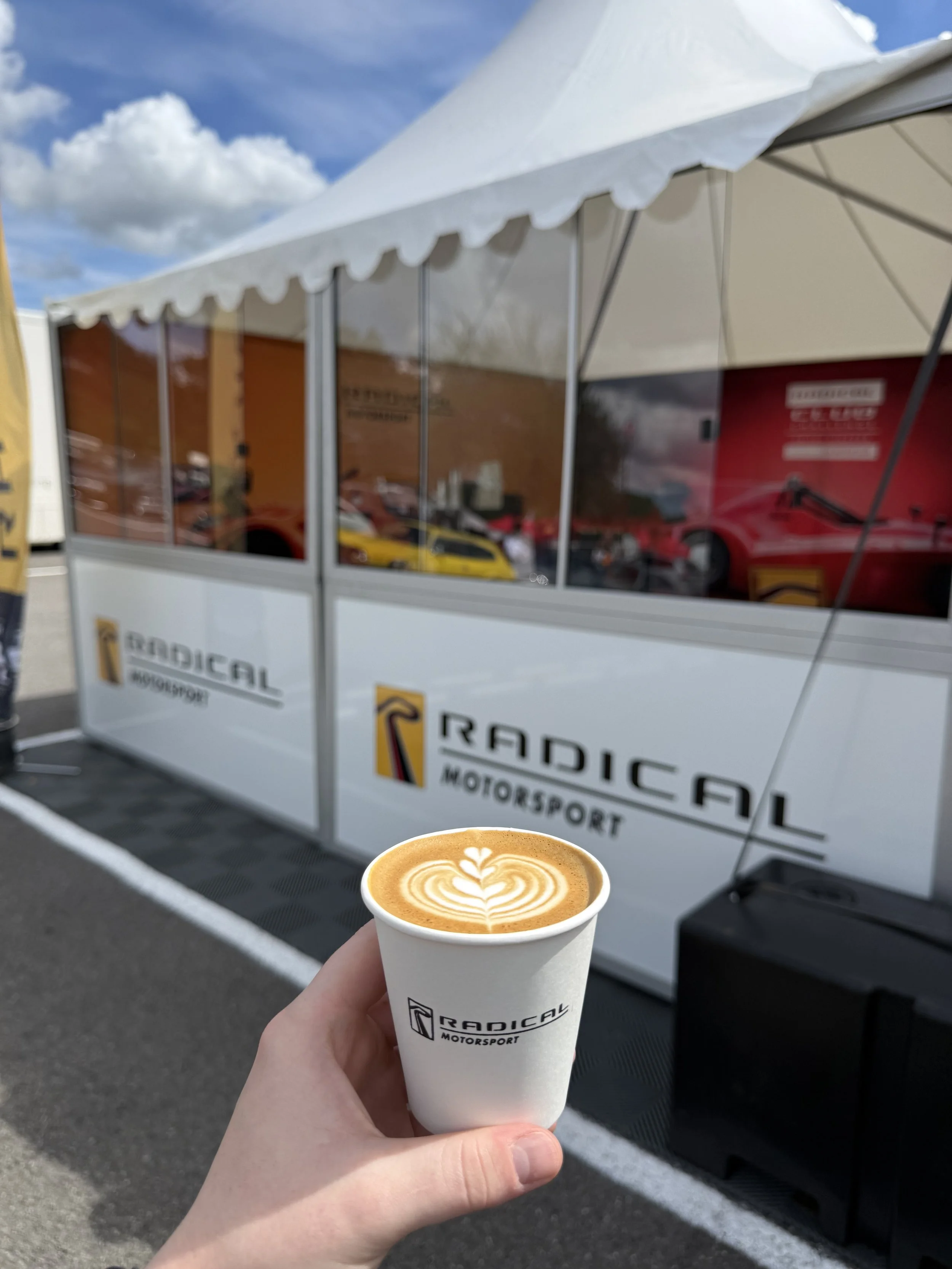 Mobile Coffee Bar for Radical Motorsport at Oulton Park &amp; Brands Hatch
