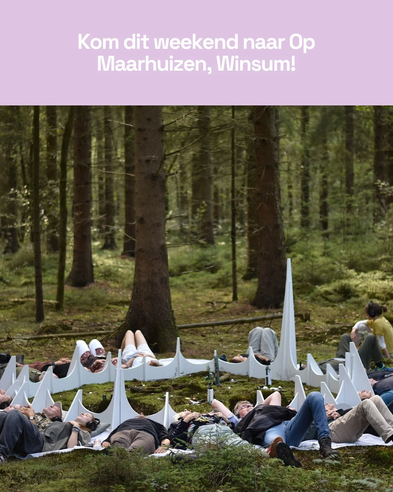 📍 Op Maarhuizen verandert het landschap de komende twee weekenden in een bijzondere theaterruimte.

🌿✨ In howtodisappear neemt theatermaker Hannegijs Jonker je mee op een filosofische wandeltocht. Met een koptelefoon op duik je in een po&euml;tisch