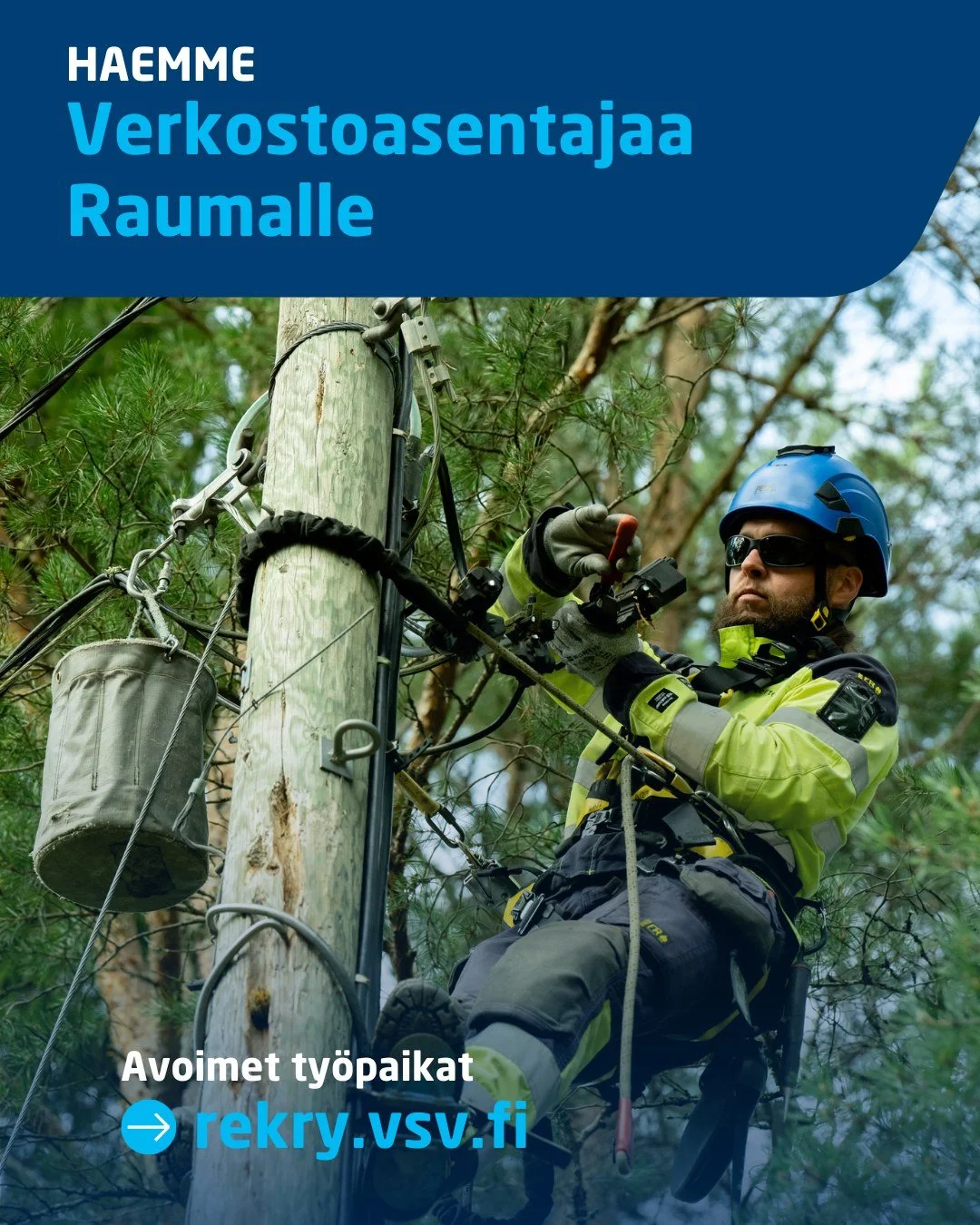 Olisiko aika vaihtaa duunia? 🔌⚡

Vertek Oy hakee verkostoasentajaa Rauman toimipisteelle. Jos s&auml;hk&ouml;verkot ovat sinulle tuttuja ja sinulla on s&auml;hk&ouml;alan tutkinto, kokemusta verkostoasennuksista sek&auml; reipas ote ty&ouml;h&ouml;n