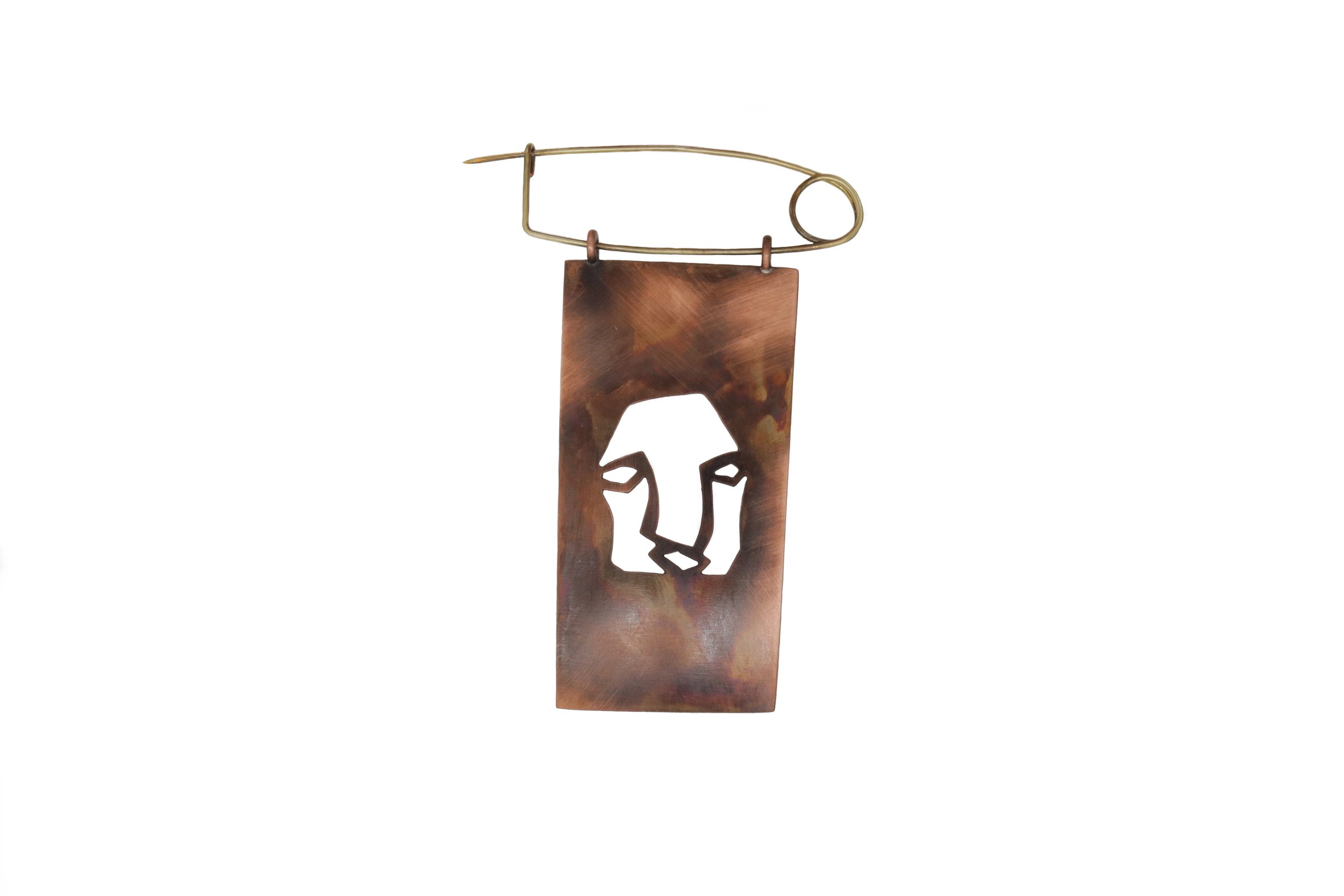 'In Paper, In Copper' Brooch, Emily Smith