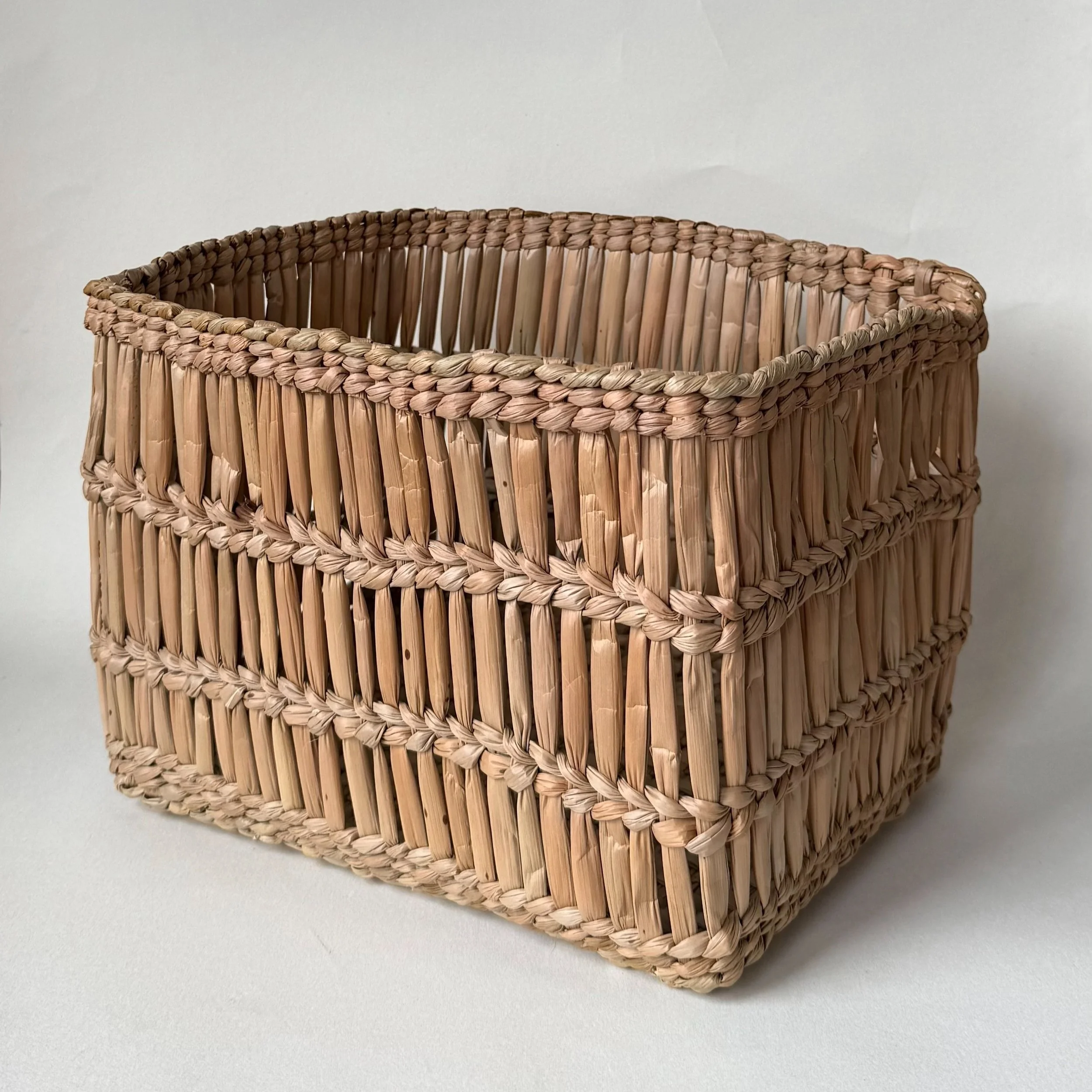 Open Weave Storage Box