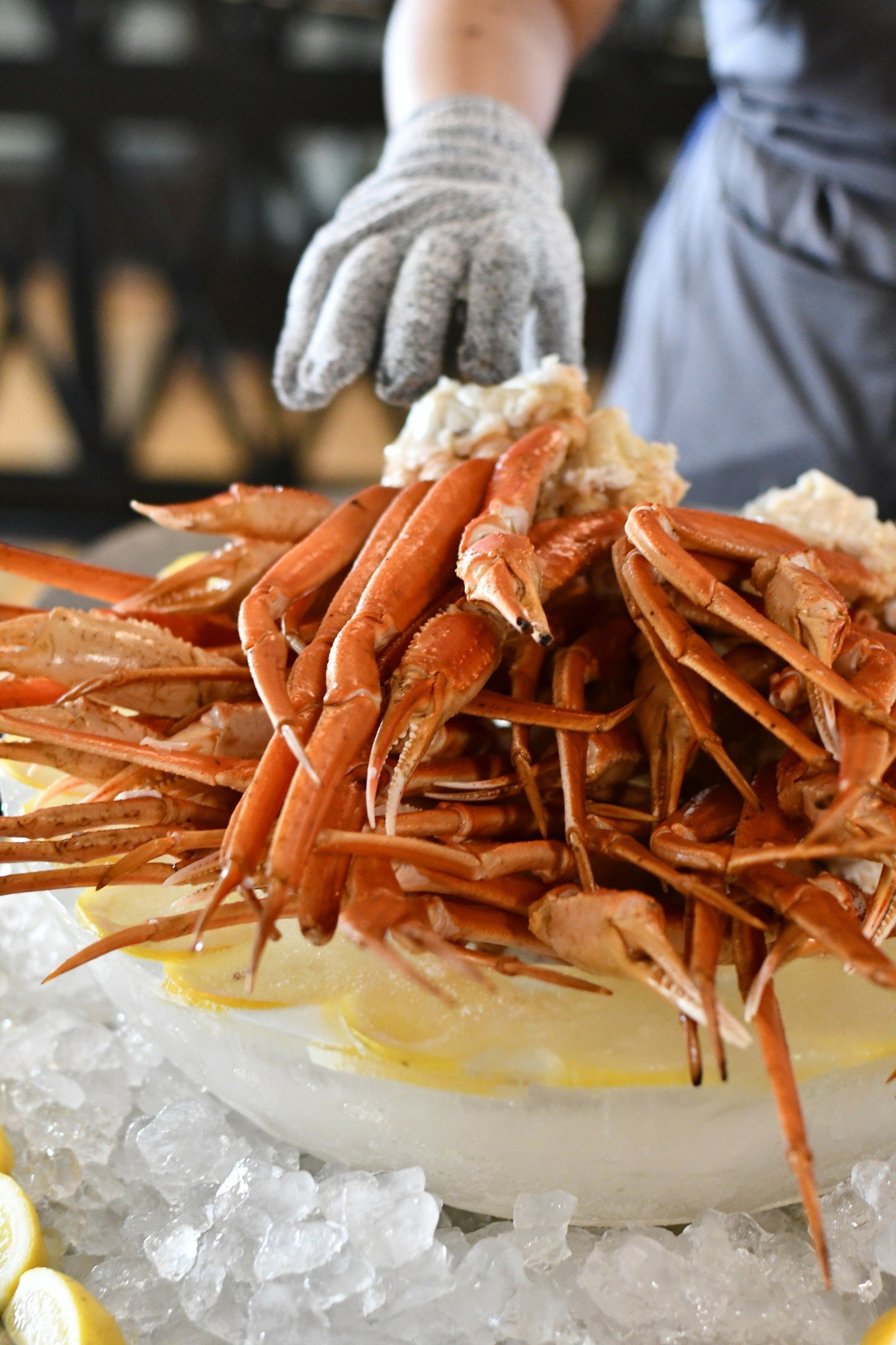 Relish the briny allure of succulent oysters and the rich sweetness of perfectly steamed crab legs. Each bite is a journey to the ocean's depths, offering a taste of pure luxury and freshness. Let these ocean treasures enchant your guests and add a s