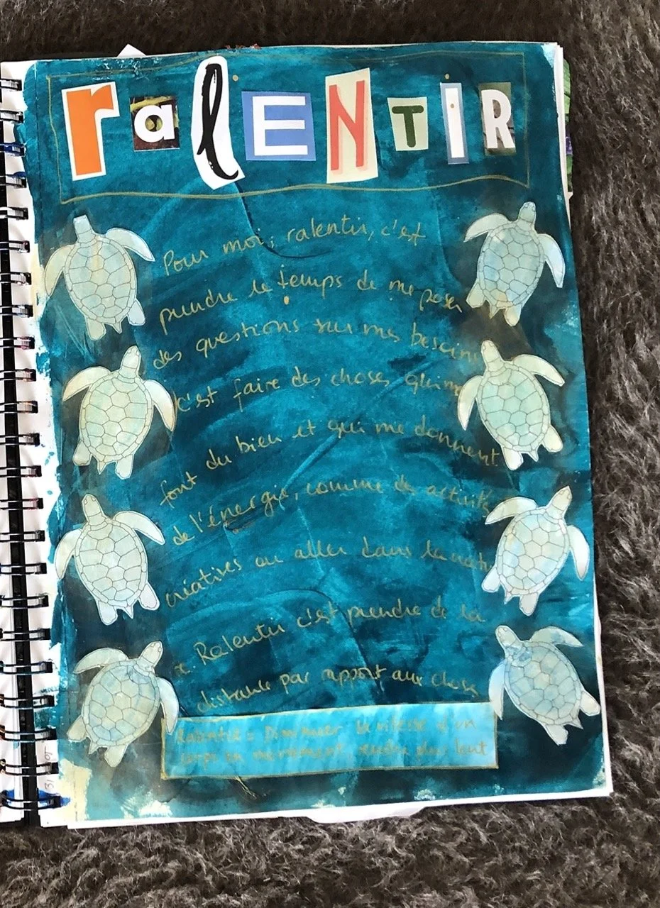 Week-end Ralentir : journal créatif 