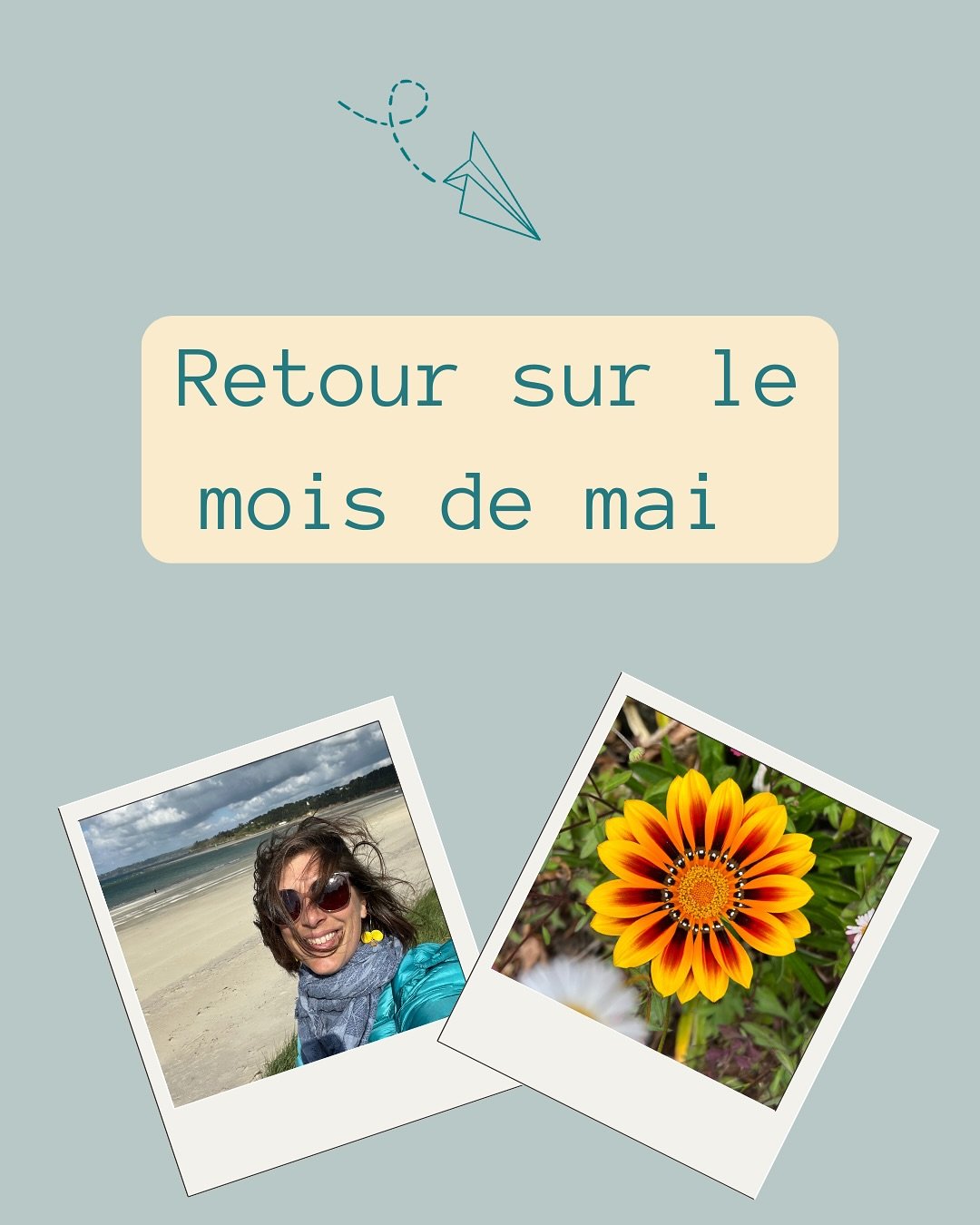 RETOUR SUR&hellip;. MAI 💐

Un mois o&ugrave; le fait de ralentir a &eacute;t&eacute; tr&egrave;s pr&eacute;sent. Que ce soit en vacances, pendant ma retraite en Bretagne ou quand j&rsquo;ai recommenc&eacute; &agrave; travailler.

Ce qui m&rsquo;a fa
