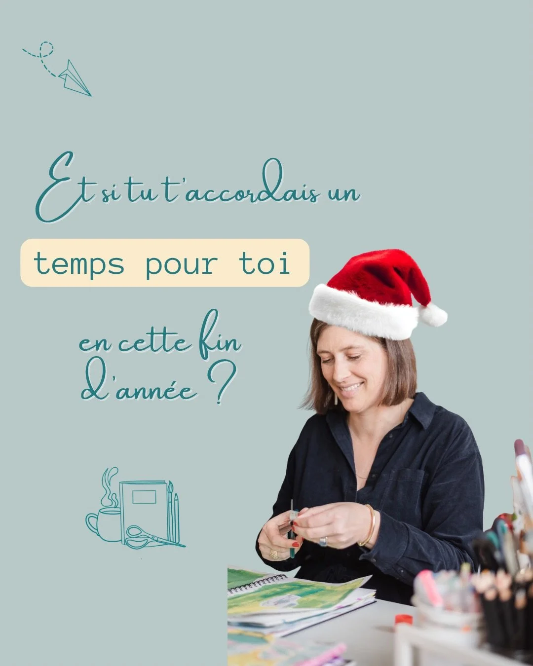 La fin de l&rsquo;ann&eacute;e approche&hellip; 💫 et avec elle, ce besoin de ralentir, de faire une pause, de faire le point.
J&rsquo;ai imagin&eacute; ces ateliers de Journal cr&eacute;atif comme des escales pour cl&ocirc;turer 2025 en conscience, 