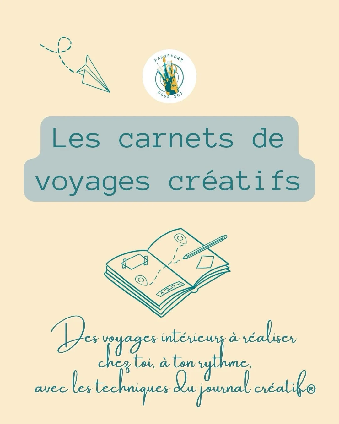 📒MES CARNETS DE VOYAGE CR&Eacute;ATIFS : une invitation pour partir en voyage int&eacute;rieur, chez toi, &agrave; ton rythme ✈️
Et si tu pouvais vivre l&rsquo;exp&eacute;rience du Journal cr&eacute;atif&reg; sans te d&eacute;placer, sans contrainte