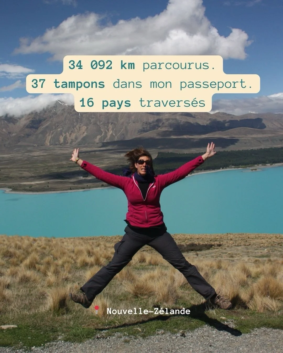 Il y a 15 ans jour pour jour, je prenais mon sac &agrave; dos pour partir un an autour du monde en solo. 🌍
Il y a eu 16 pays, 37 tampons dans mon passeport, 33 d&eacute;collages, 28 207 photos. Et surtout, z&eacute;ro smartphone 😅😂
Ce que je retie
