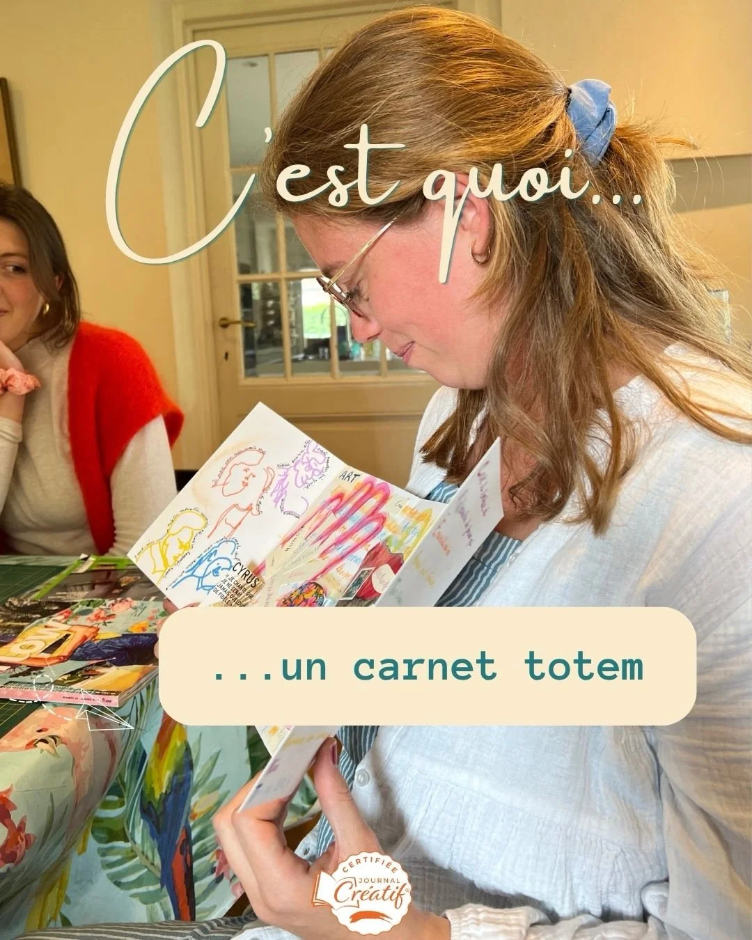 QU&rsquo;EST-CE QUE LE CARNET TOTEM ? Je te propose une d&eacute;finition et des id&eacute;es d&rsquo;ateliers cr&eacute;atifs collectifs 
Tu cherches une id&eacute;e originale pour un EVJF, un anniversaire ou un rituel de deuil en groupe ? D&eacute;