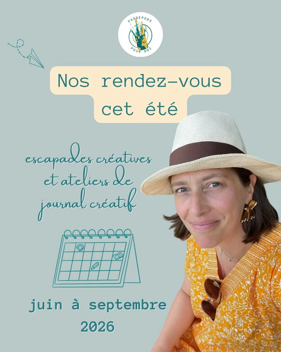 😎NOS RENDEZ-VOUS DE L&rsquo;ETE SONT LA !
Cet &eacute;t&eacute;, je t&rsquo;invite &agrave; t&rsquo;offrir de vrais moments pour toi : quelques heures, une journ&eacute;e, ou m&ecirc;me carr&eacute;ment 4 jours avec le stage 🌈! Viens &eacute;crire,