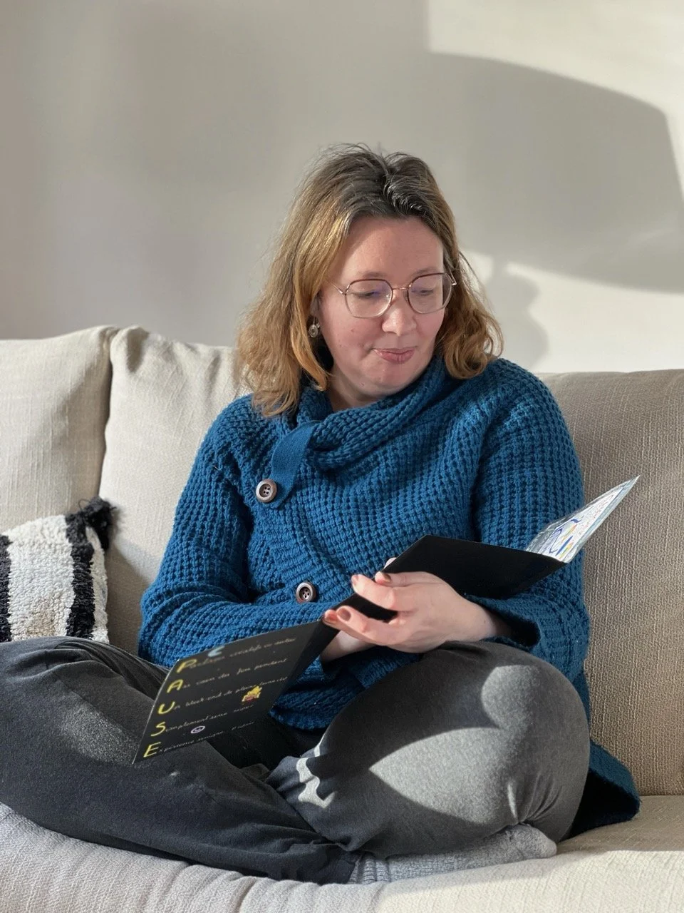 anne cécile a témoigné de son experience de weekend de journal créatif à tavier dans le condroz un break ressourcant
