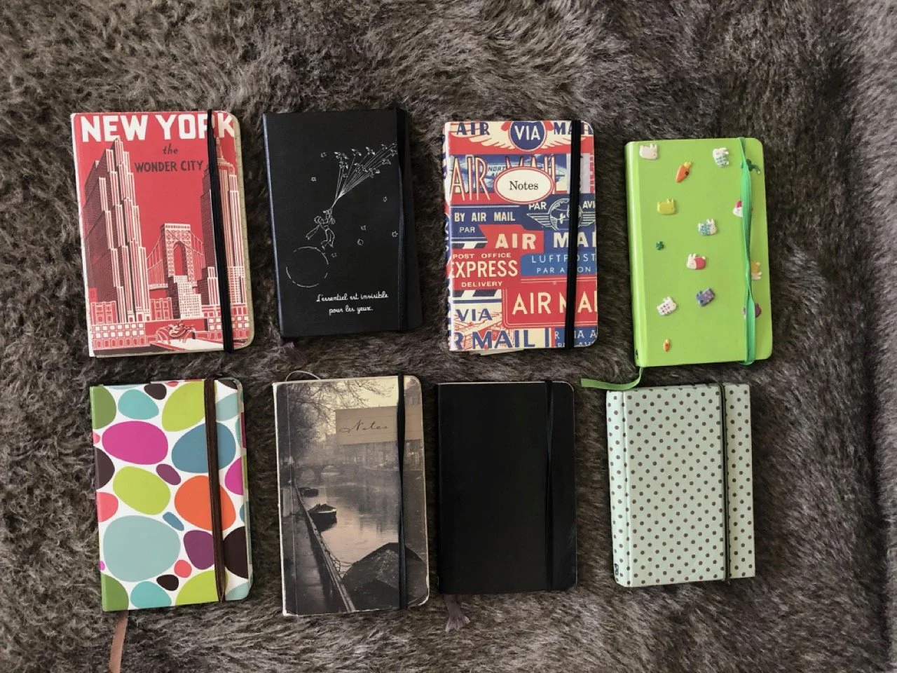 les 8 carnets de mon tour du monde créatif deviennent des carnets de voyage