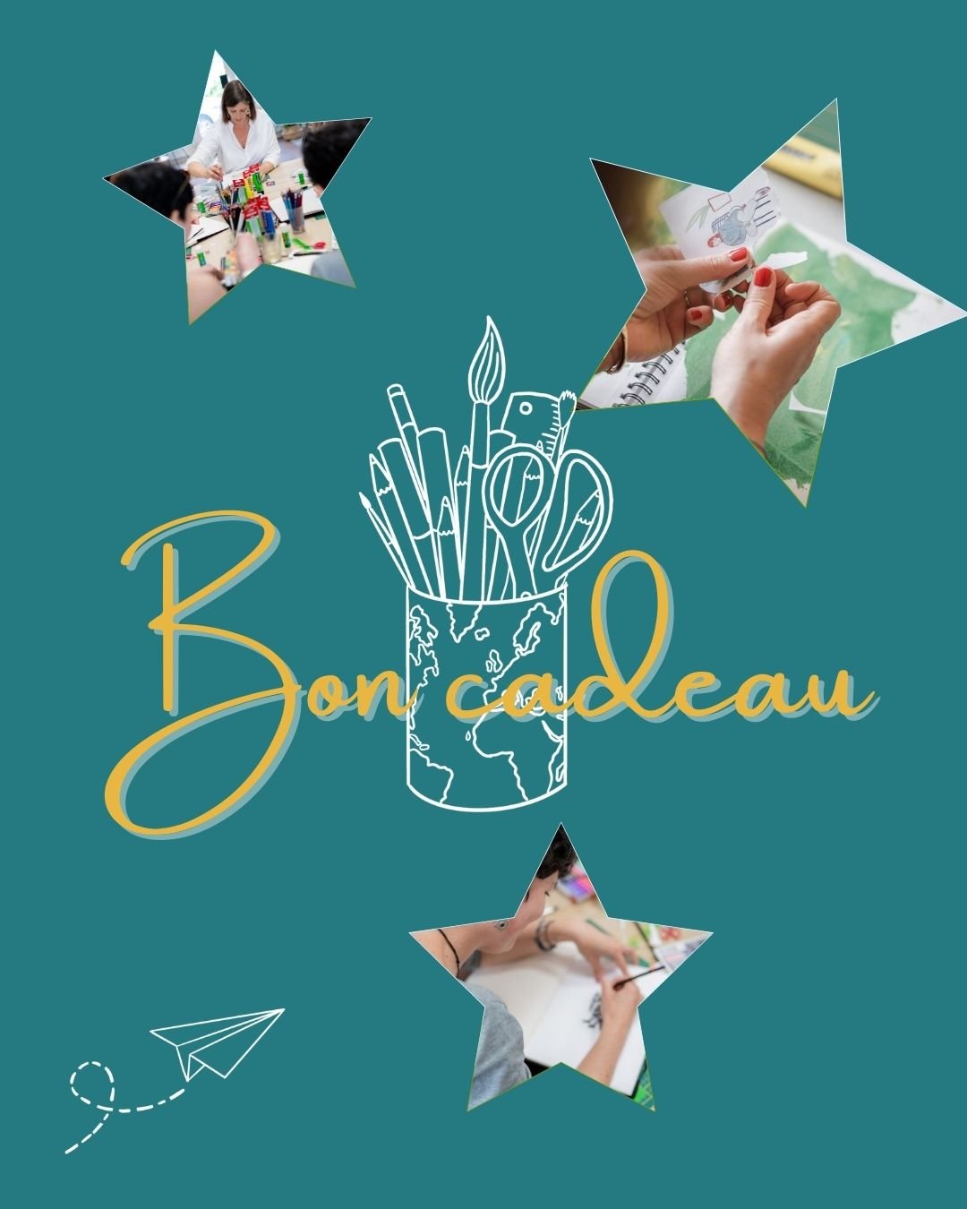 Bon cadeau pour une escapade créative