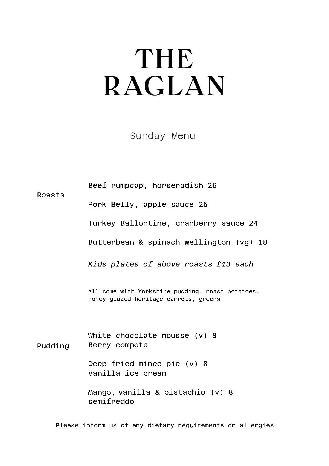 Eat — The Raglan